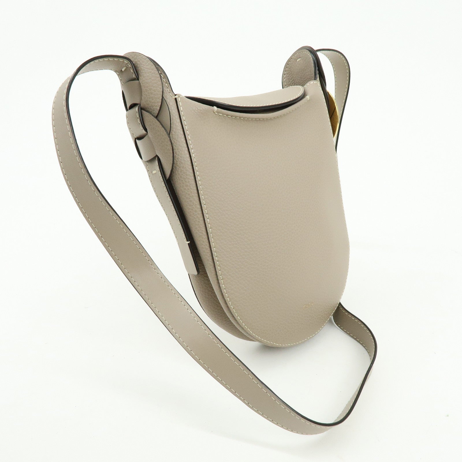 Chloe Darryl Calf Leather Shoulder Bag Crossboday Bag Greige