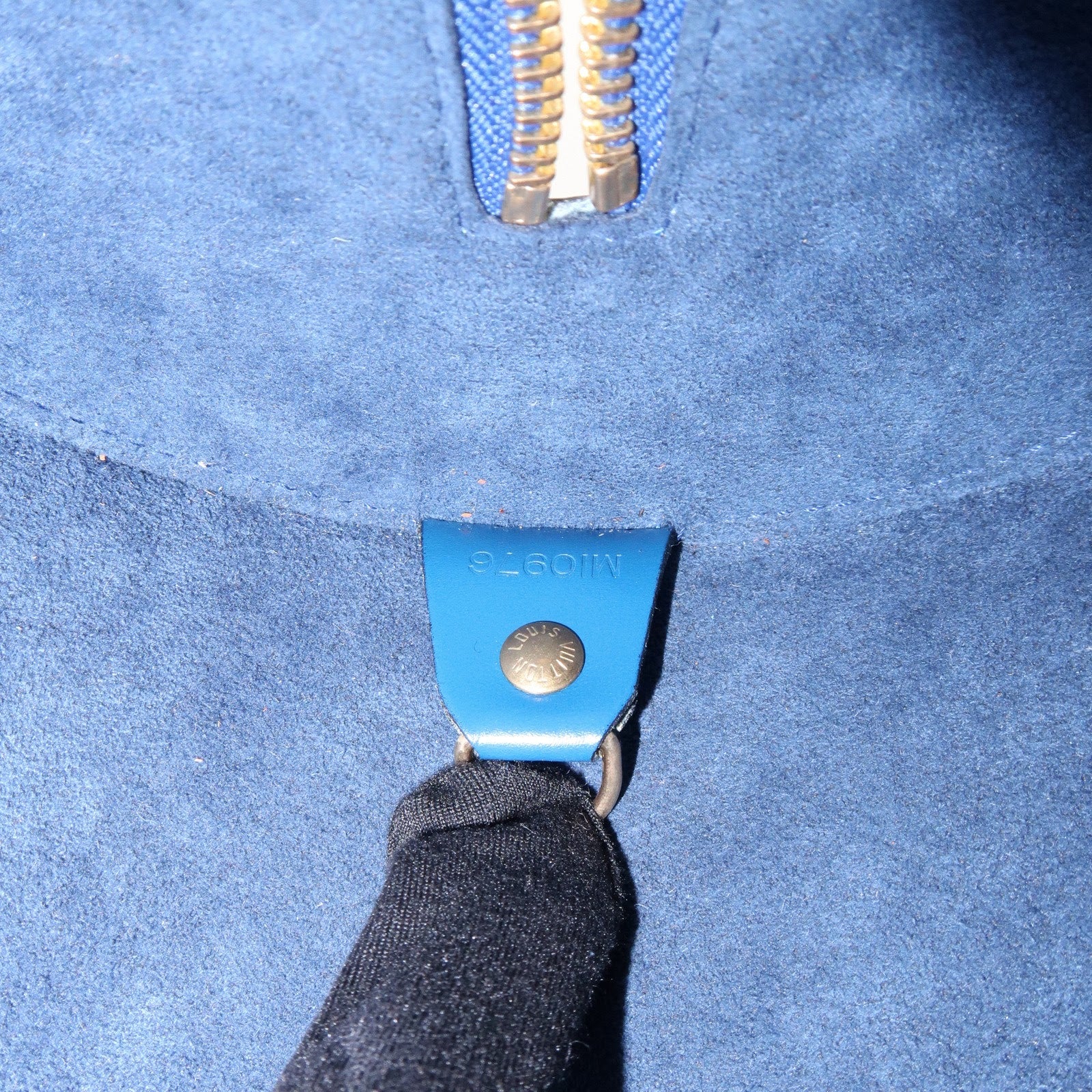 Louis Vuitton Epi Soufflot Shoulder Bag Hand Bag Toledo Blue M52225