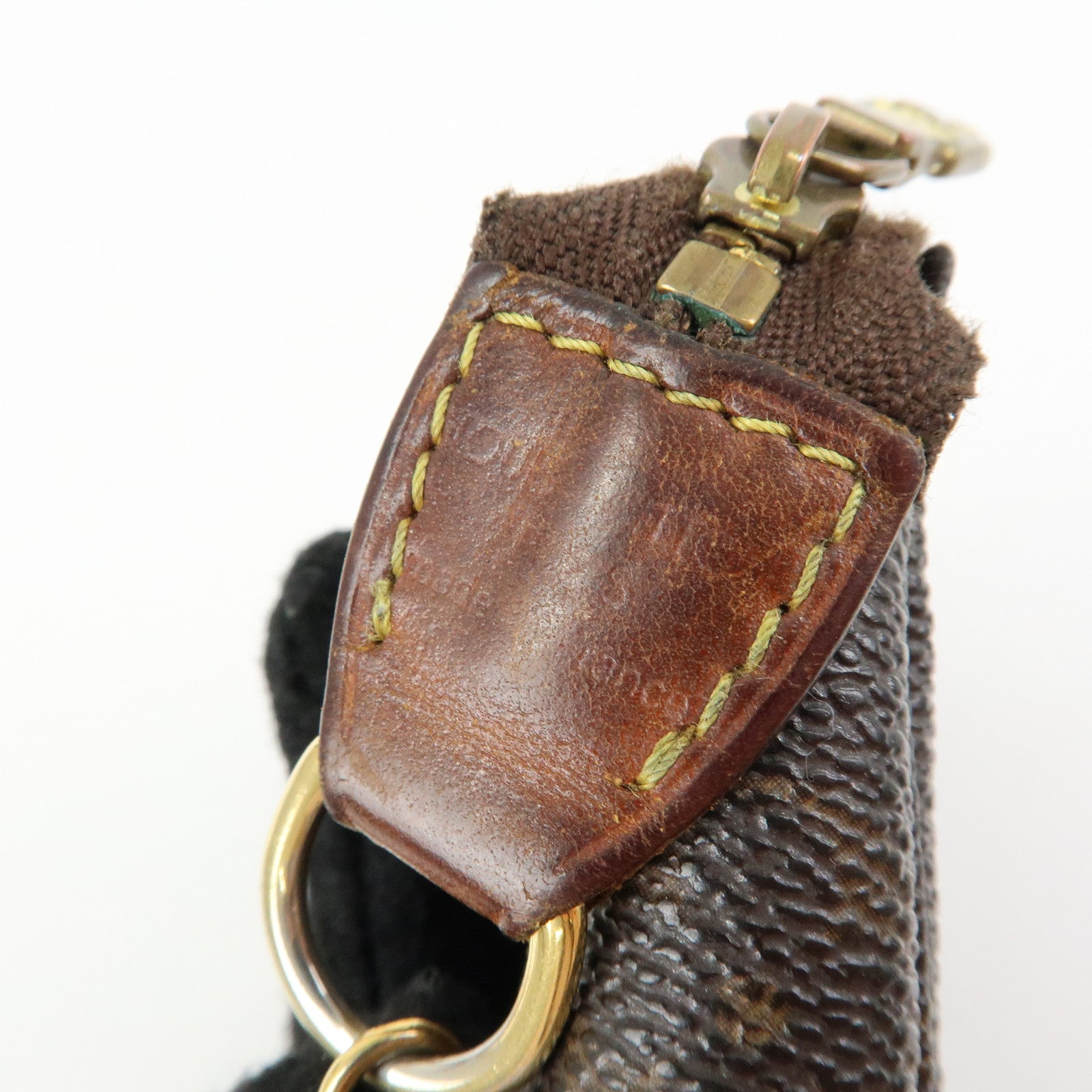 Louis Vuitton Monogram Mini Pochette Accessoires Hand Bag M58009