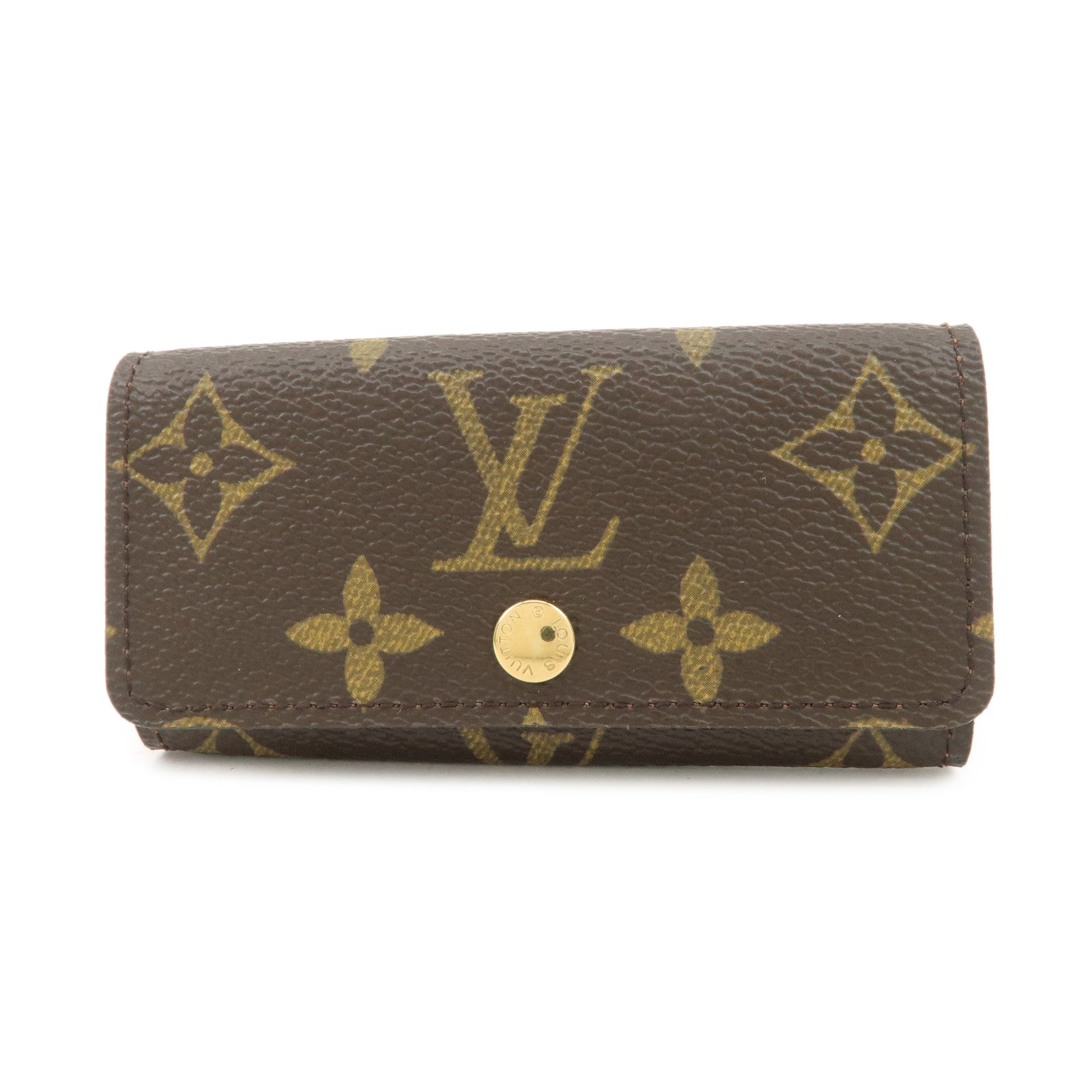 Louis Vuitton Monogram Multicles 4 Key Case Brown M69517