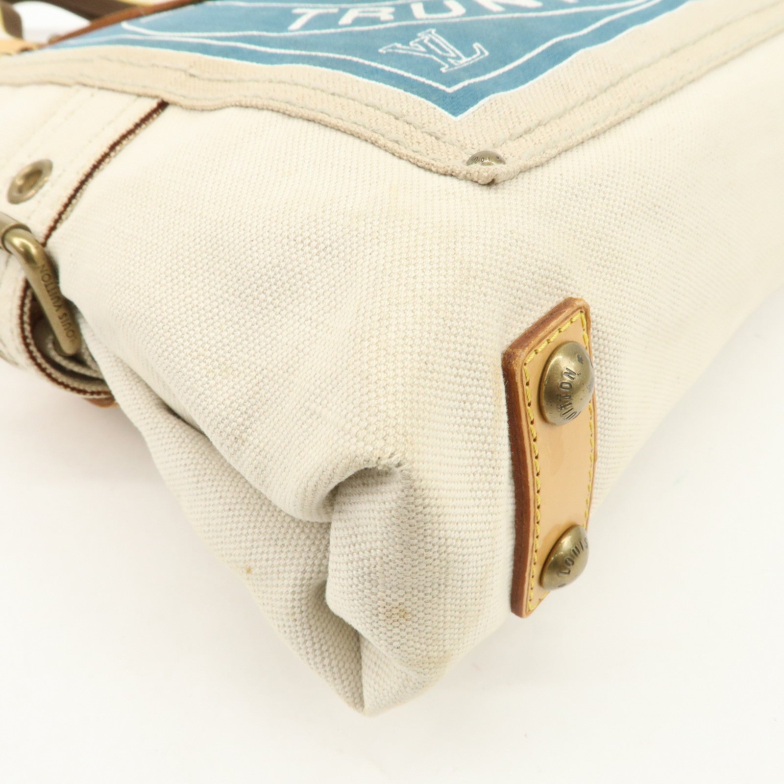 Louis Vuitton Cruise Line Globe Shopper MM Shoulder Bag M95114 Used