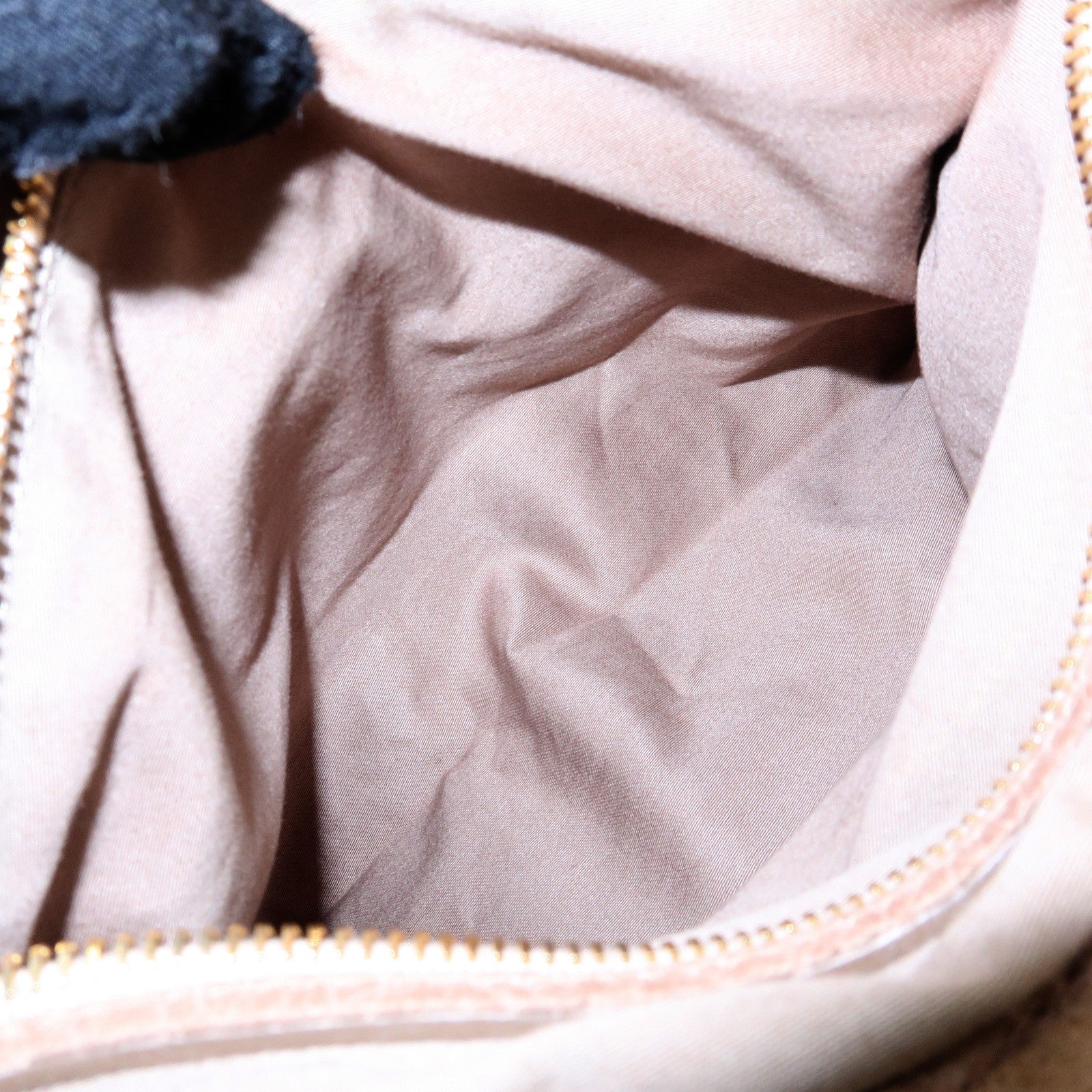 MIU MIU Leather 2Way Bag Hand Bag Shoulder Bag Beige