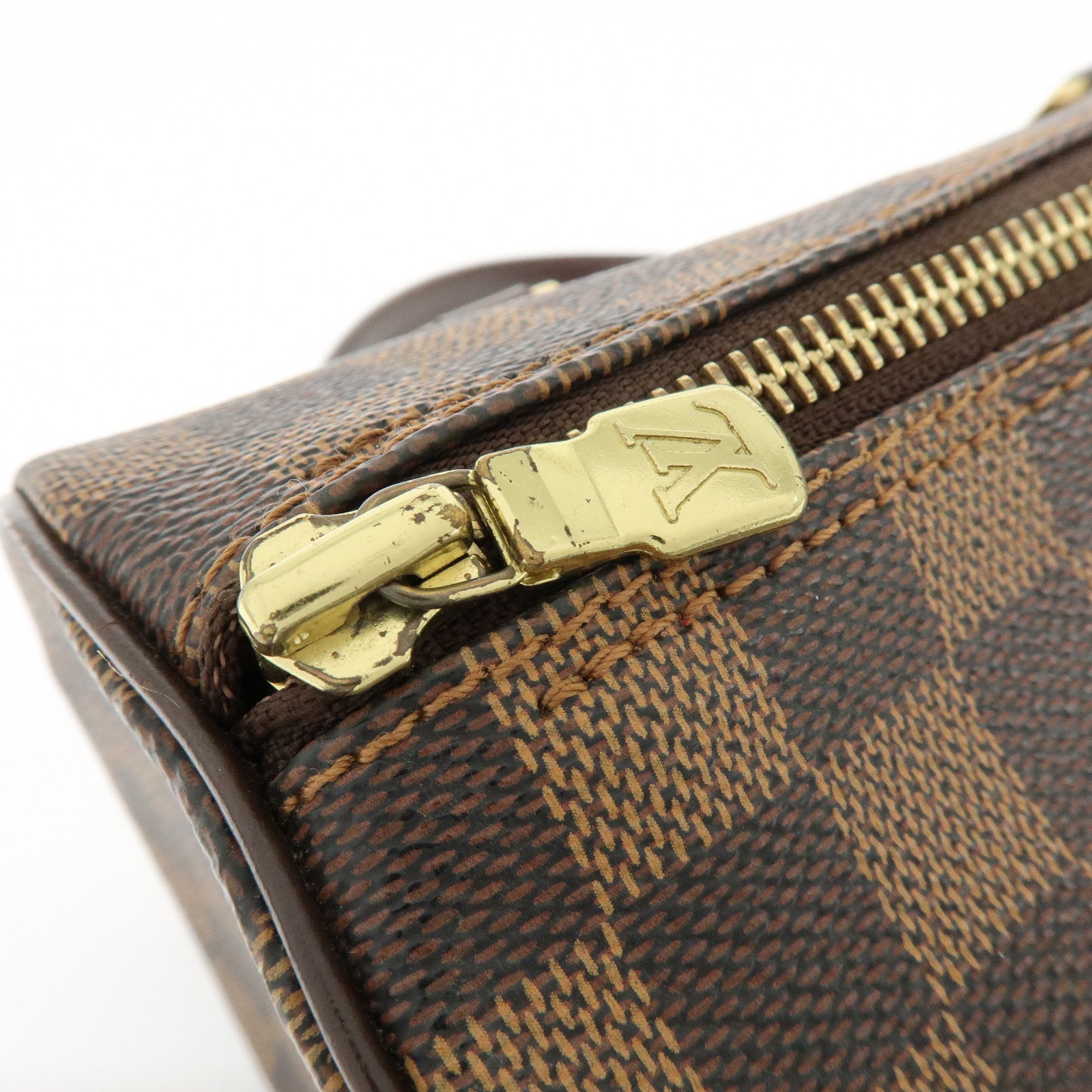 Louis Vuitton Damier Ebene Papillon 26 Hand Bag Brown N51304
