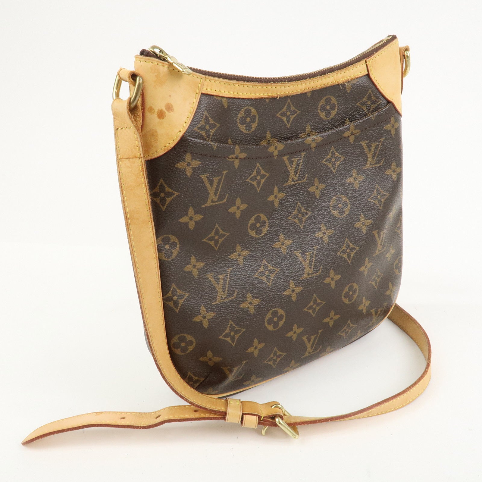 Louis Vuitton Monogram Odeon PM Shoulder Bag Brown M56390