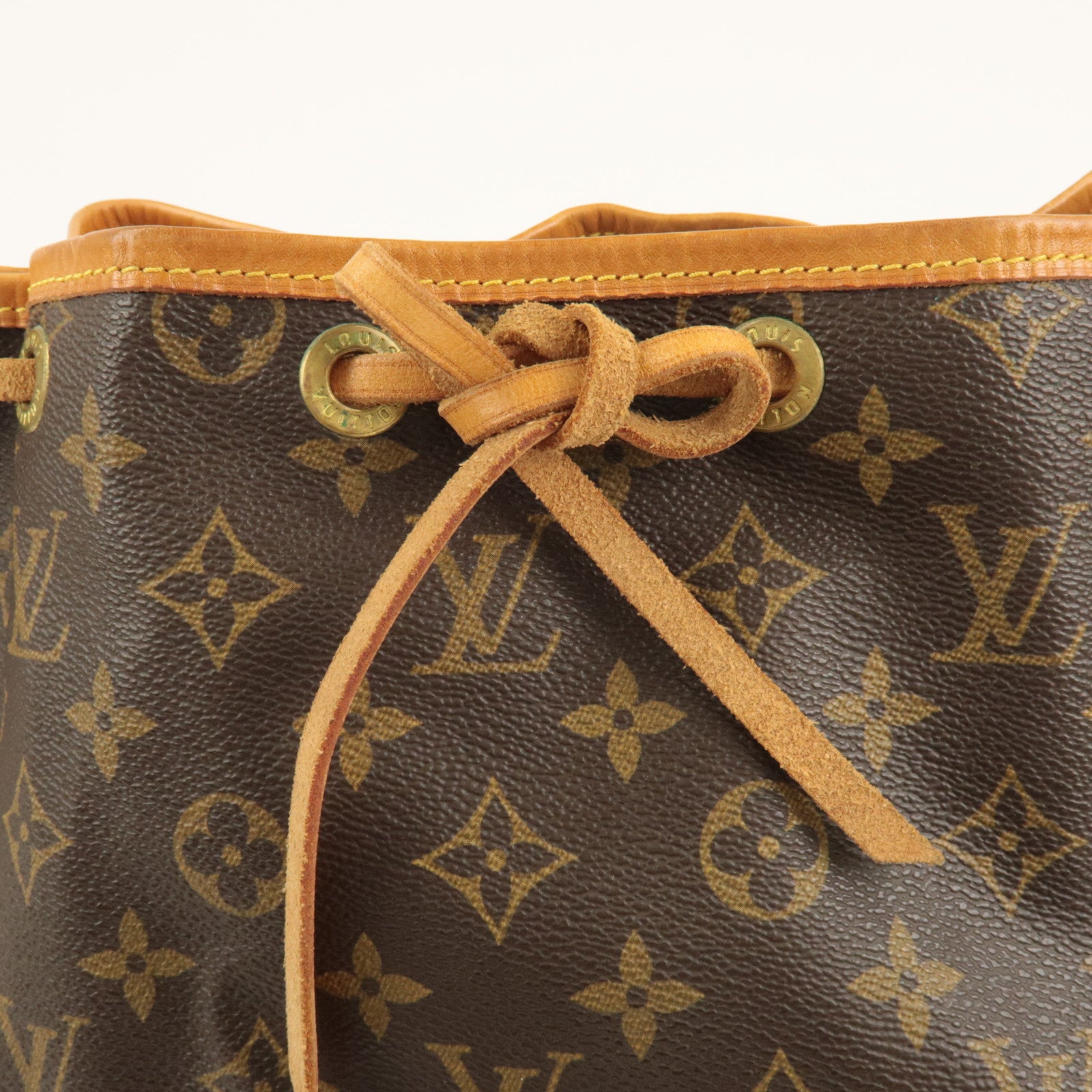 Louis Vuitton Monogram Noe Shoulder Bag Hand Bag Brown M42224 Used