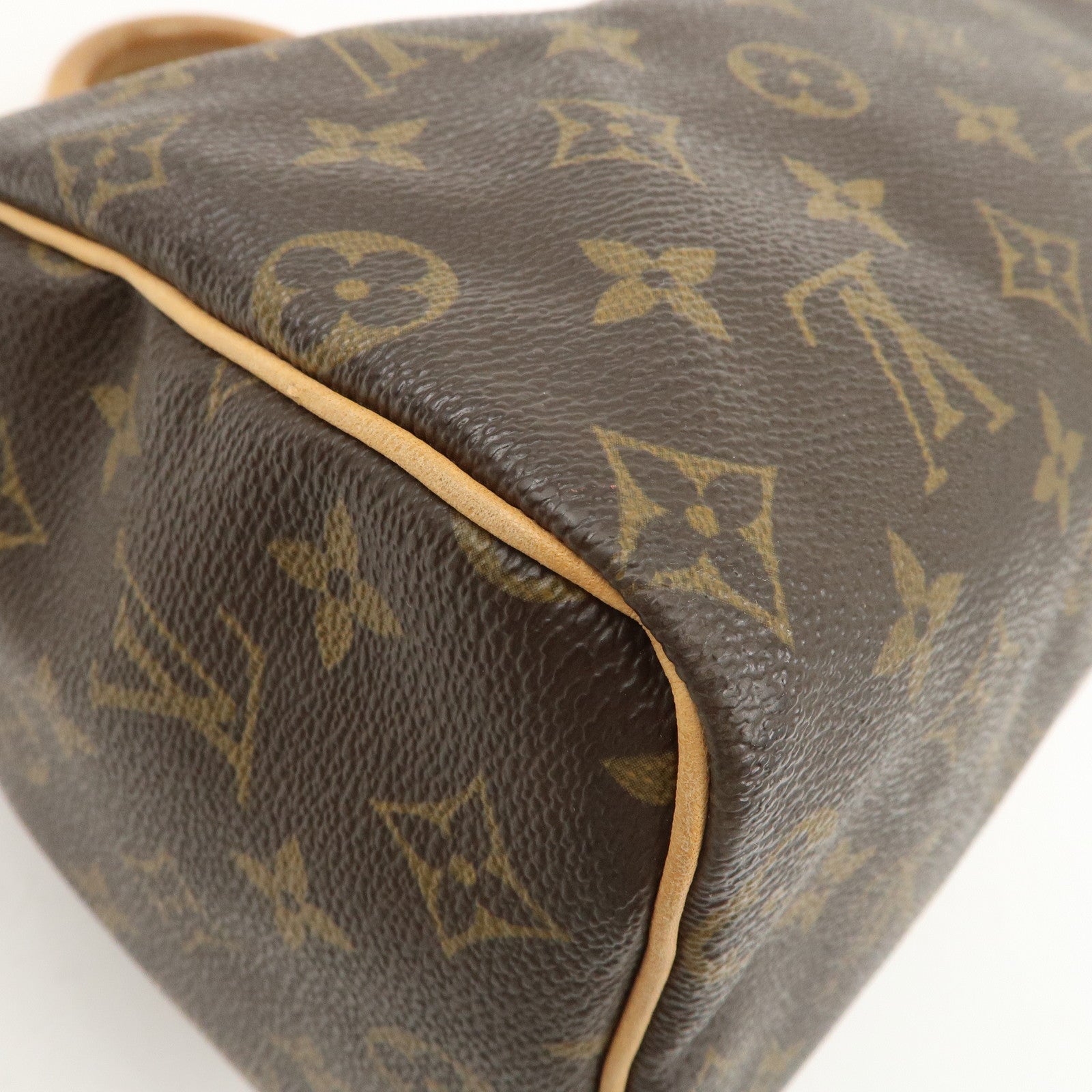 Louis Vuitton Monogram Speedy 25 Hand Bag Boston Bag Brown M41528 Used