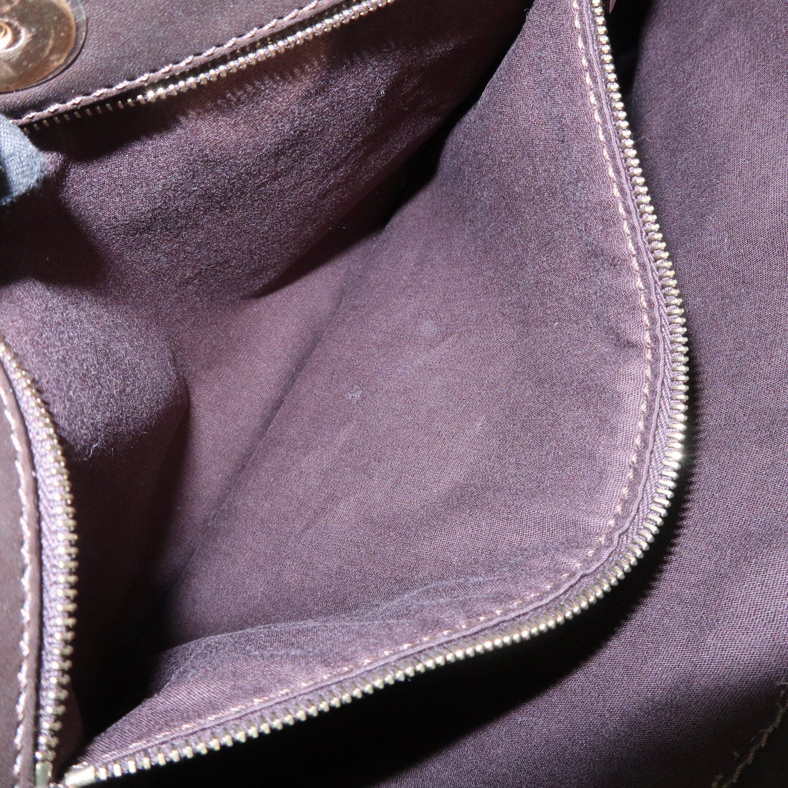 CELINE C Macadam Suede Leather Shoulder Bag Brown