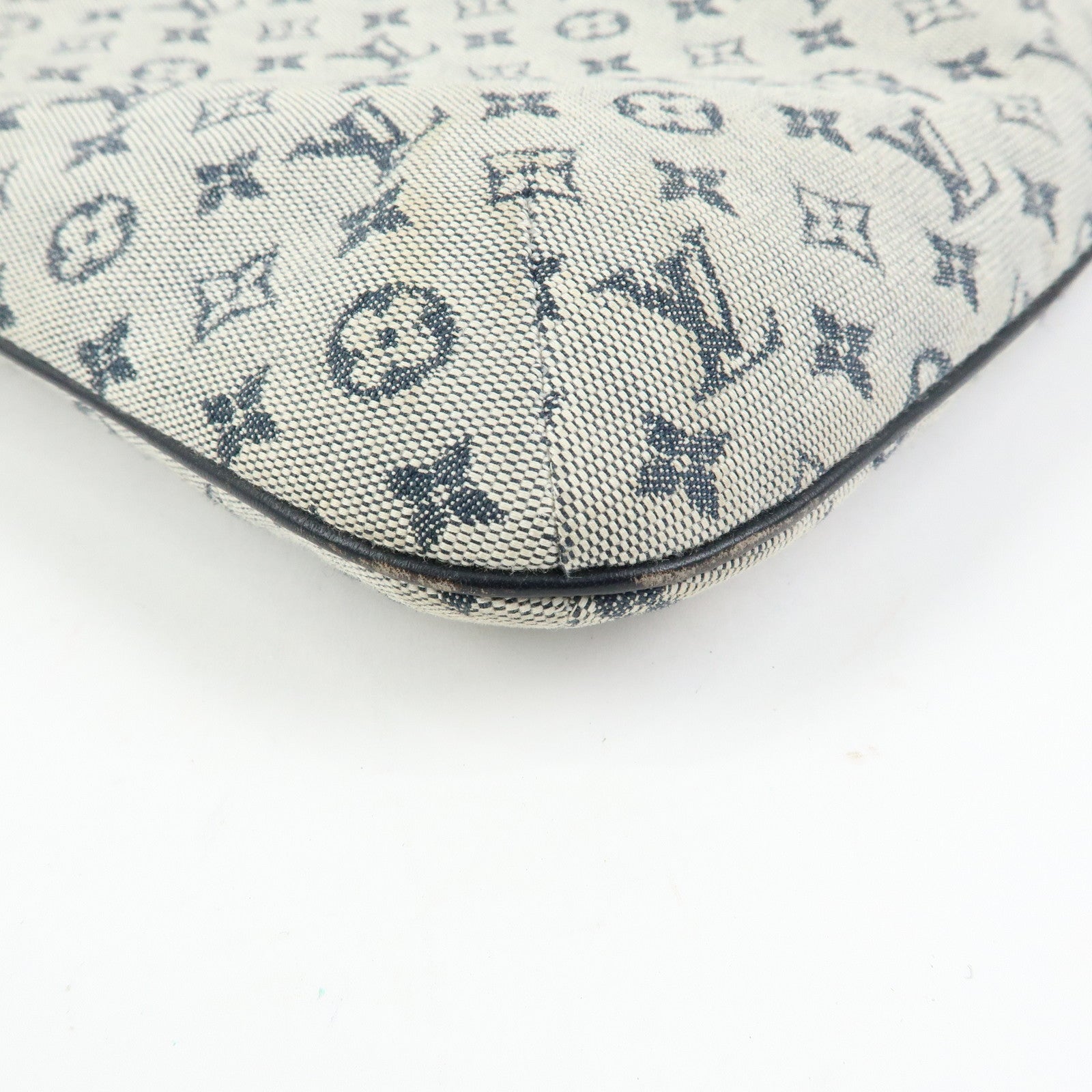 Louis Vuitton Monogram Mini Francoise Shoulder Bag Blue M92208