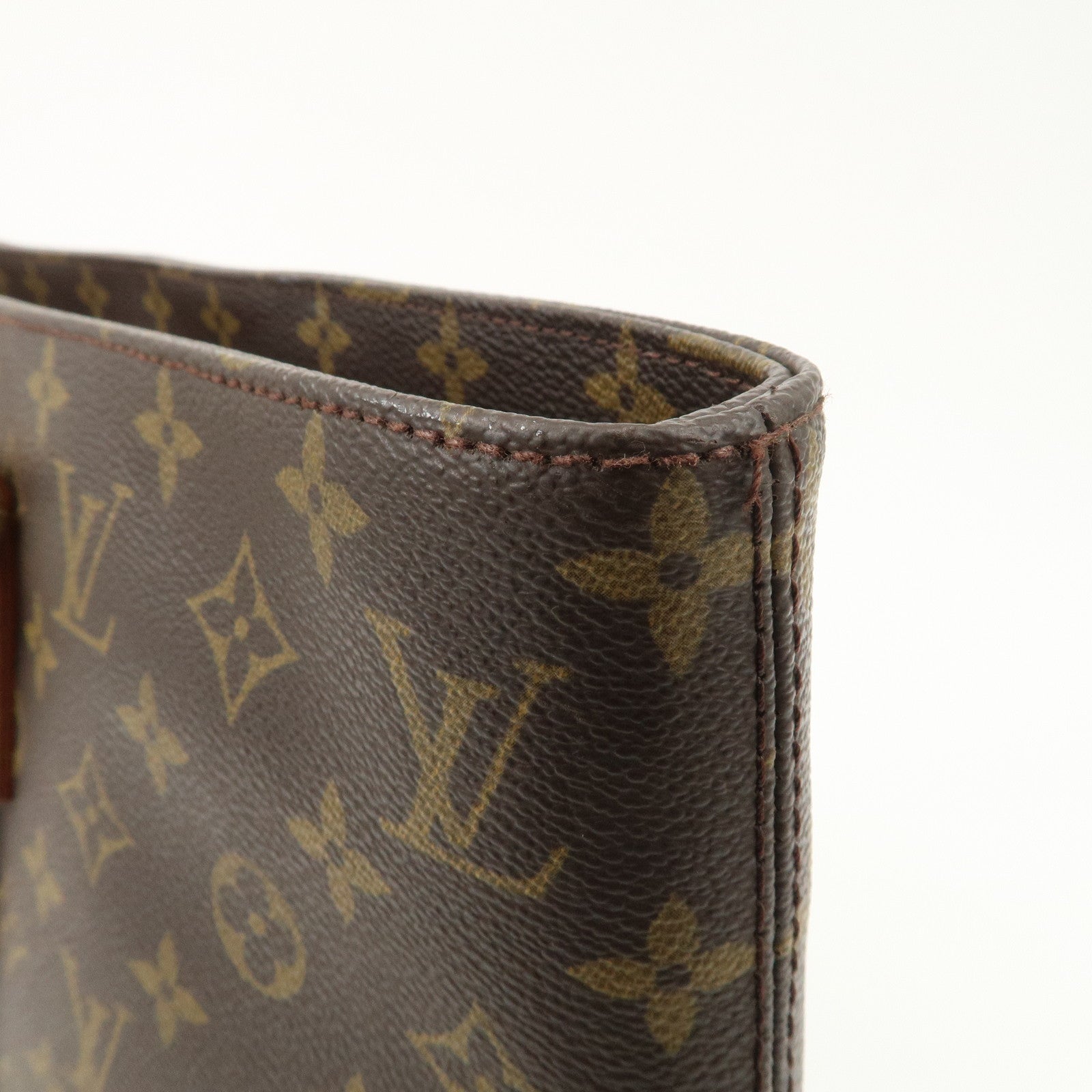 Louis Vuitton Monogram Luco Tote Bag Hand Bag Brown M51155 Used