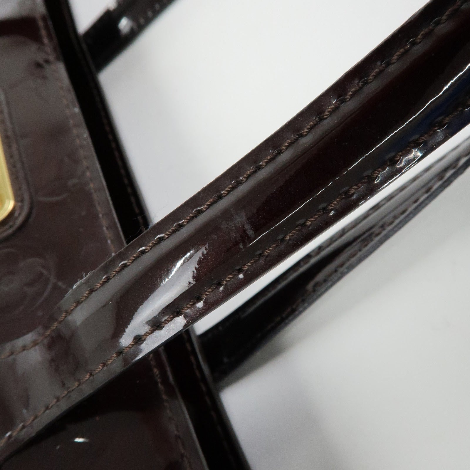 Louis Vuitton Monogram Vernis Leather Wilshire MM Tote Bag Amarante