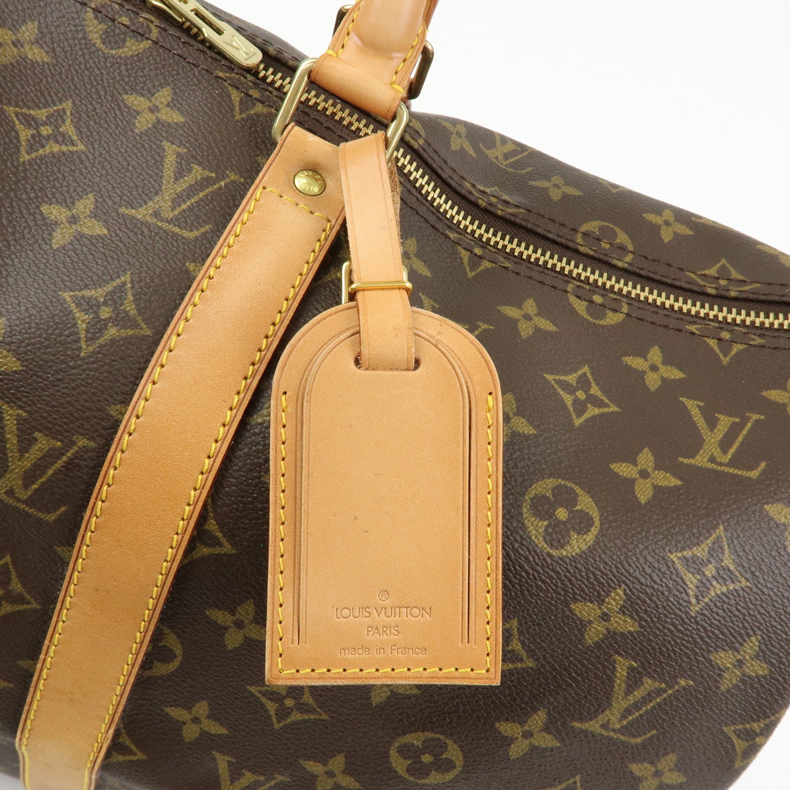 Louis Vuitton Monogram Keep All 50 Boston Bag Hand Bag Brown M41426