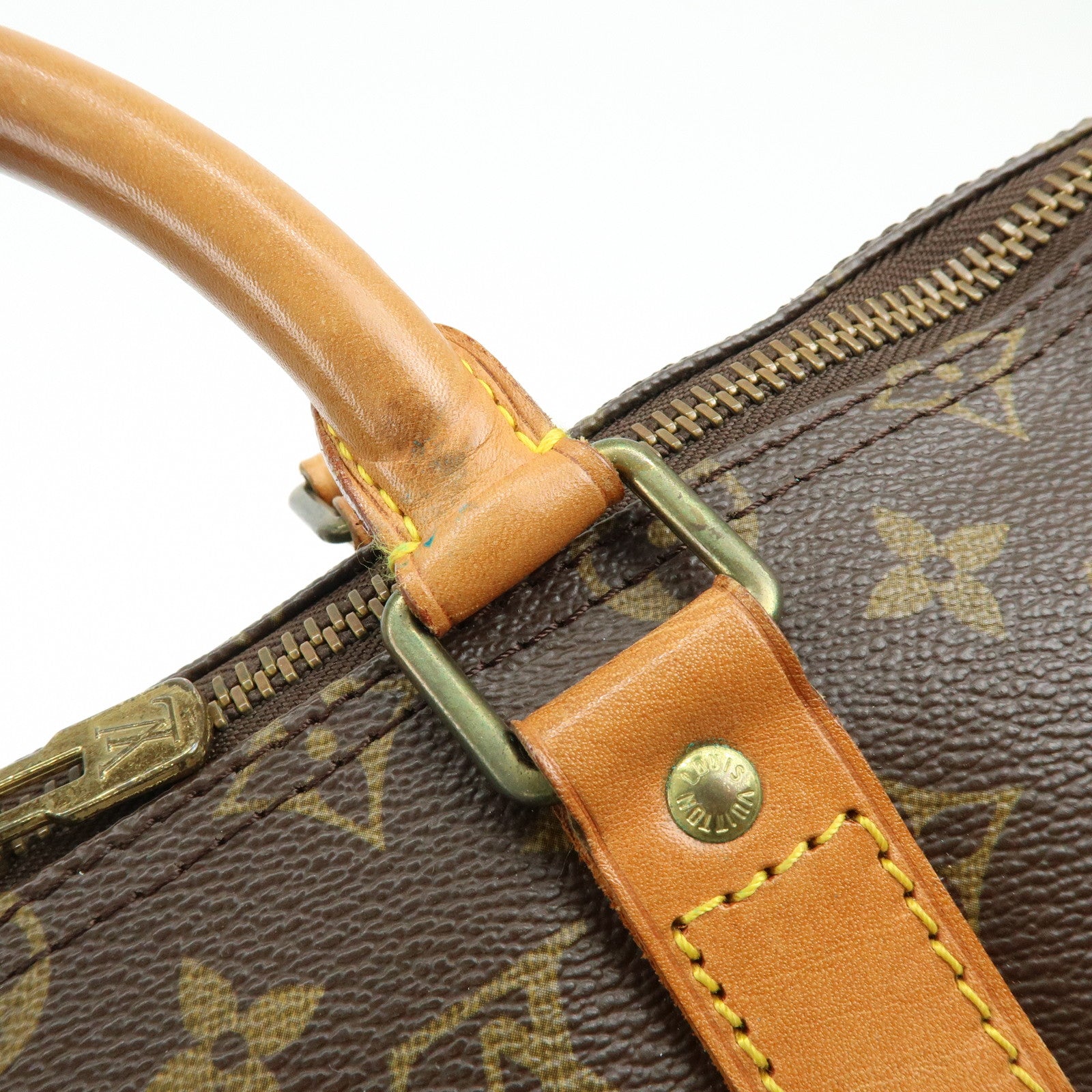 Louis Vuitton Monogram Keep All 50 Boston Bag Brown M41426