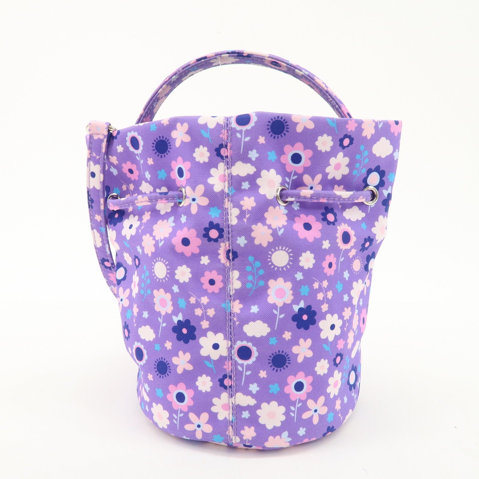 BALENCIAGA Wheel XS Nylon 2Way Bag Shoulder Bag Purple 656682 Used