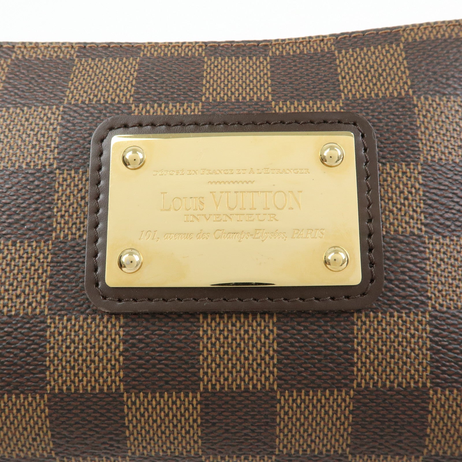 Louis Vuitton Damier Eva 2Way Hand Shoulder Bag Damier Ebene N55213