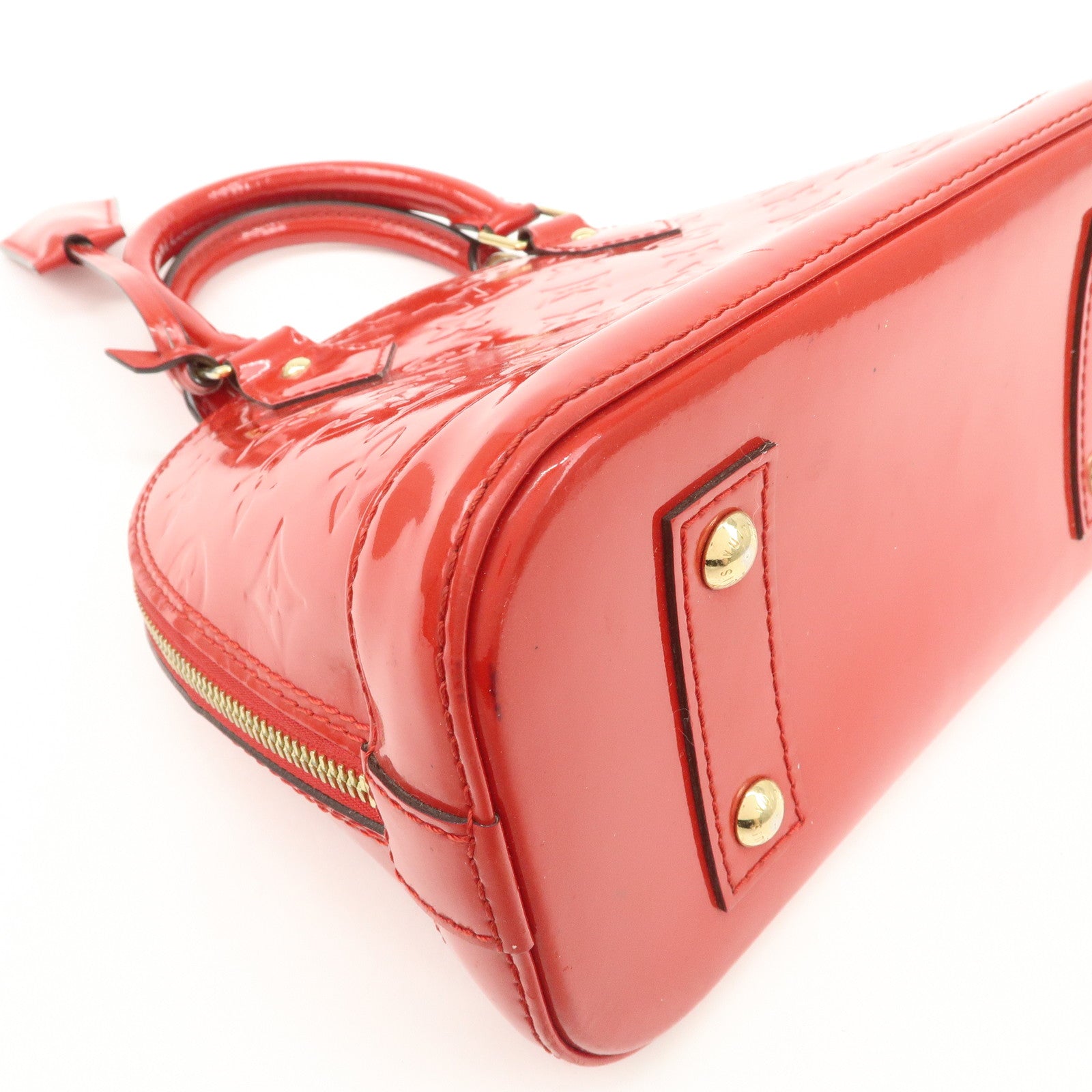 Louis Vuitton Monogram Vernis Alma BB 2Way Shoulder Bag M90174 Used
