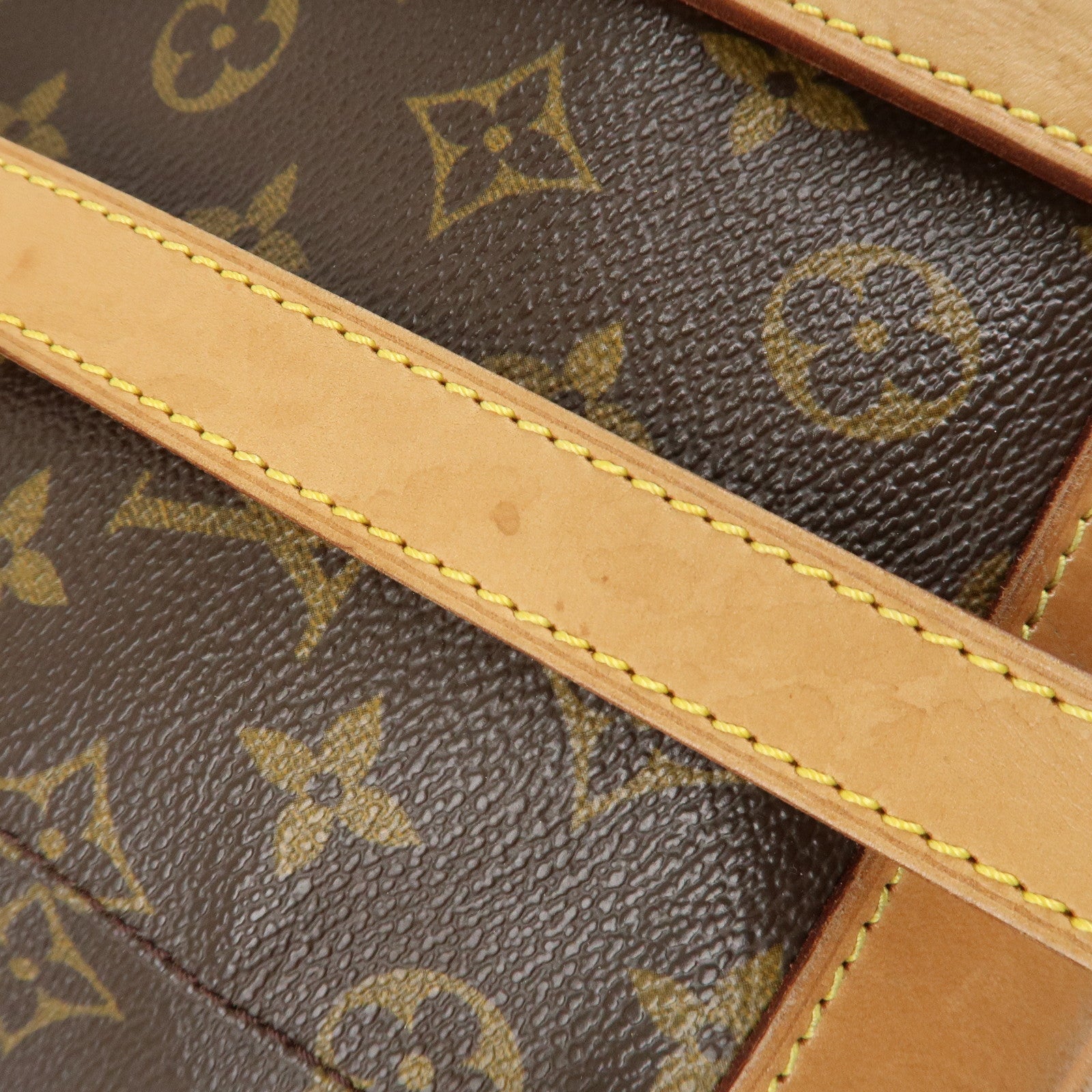 Louis Vuitton Monogram Montsouris MM Back Pack Ruck Sack M51136 Used