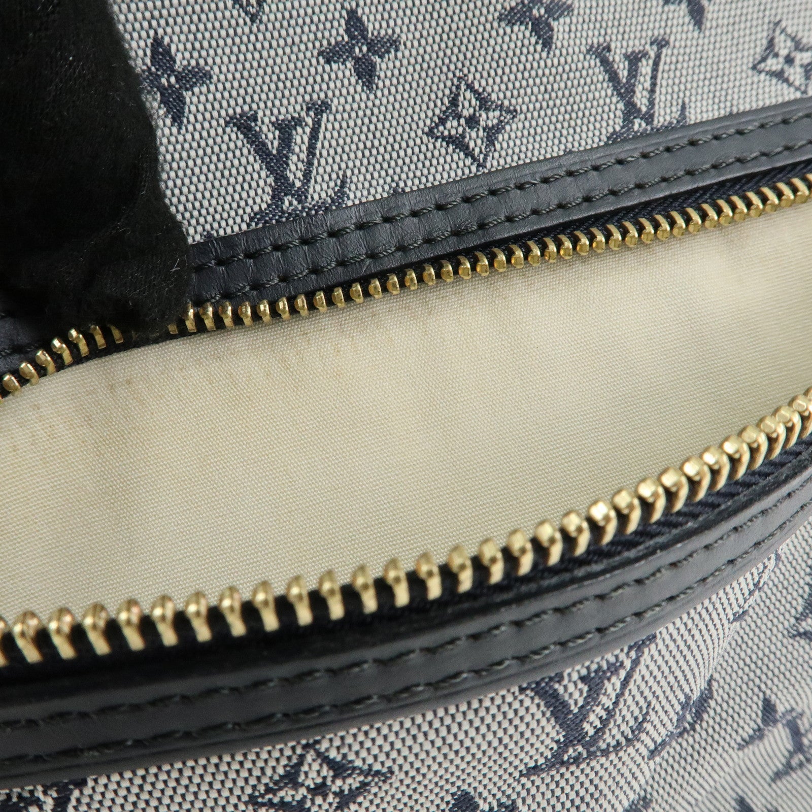 Louis Vuitton Monogram Mini Lin Lucille PM Hand Bag Blue M92676