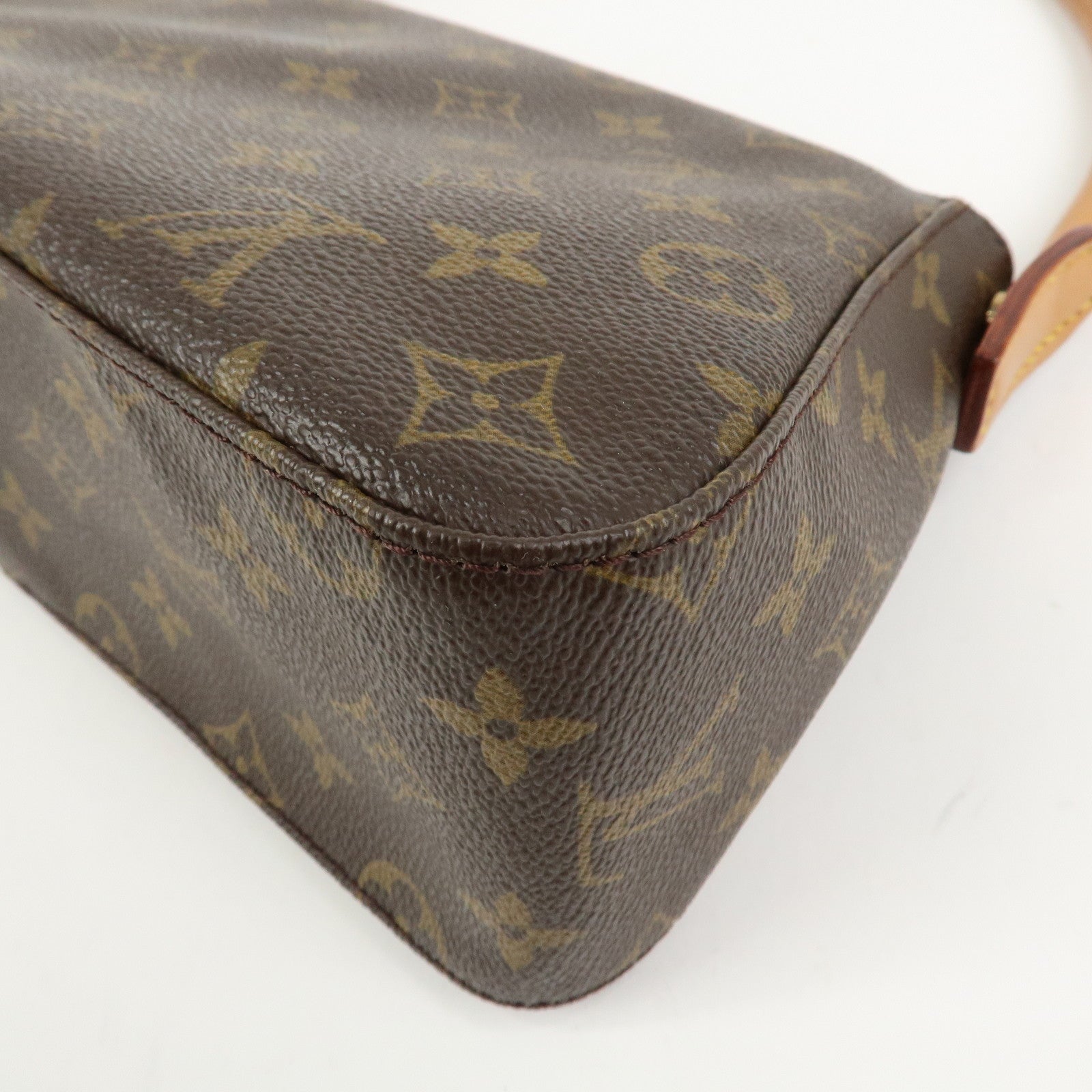 Louis Vuitton Monogram Mini Looping Shoulder Bag Brown M51147