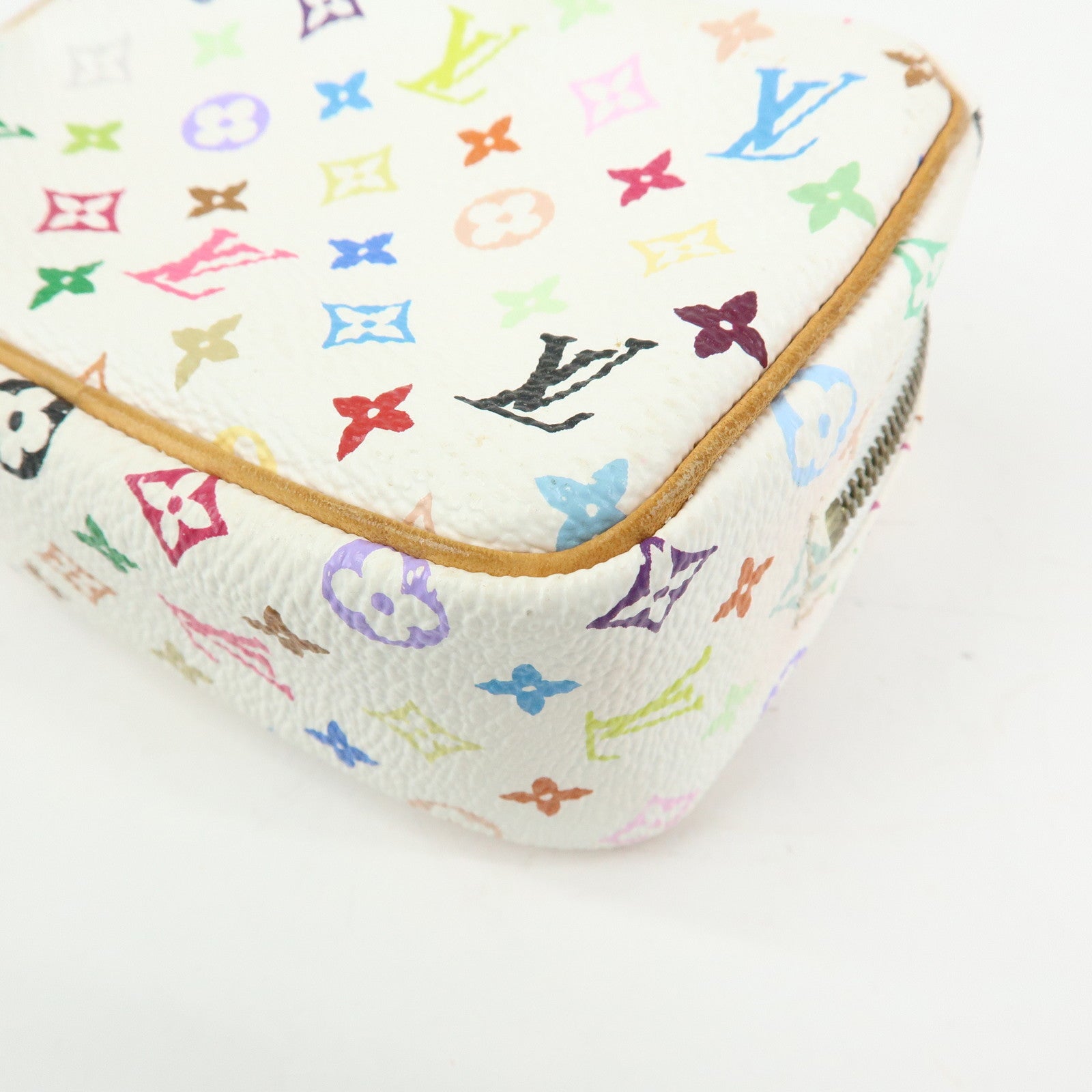 Louis Vuitton Monogram Multicolor Trousse Wapity Pouch Blanc M58033