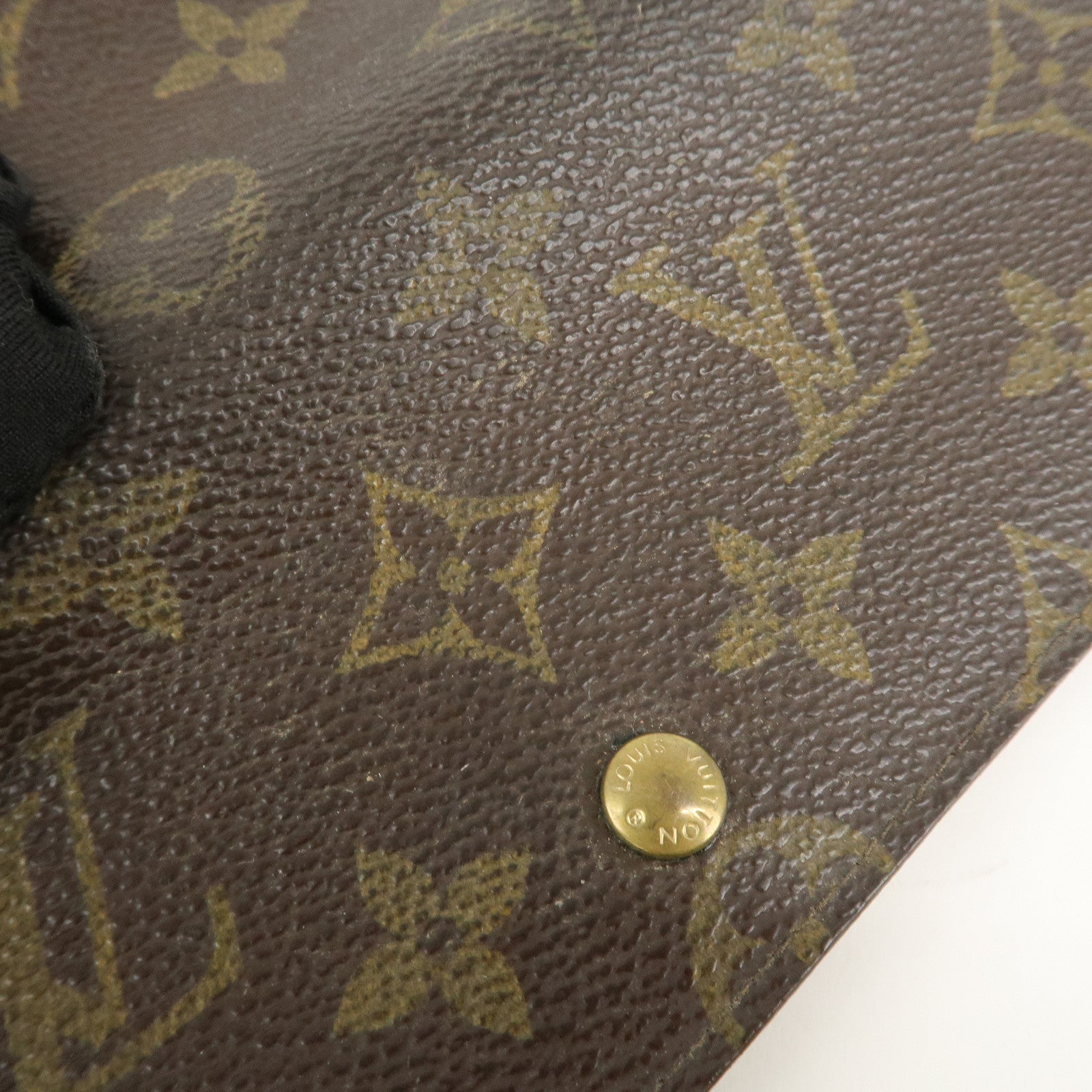 Louis Vuitton Set of 2 Monogram Canvas Wallet M61723 M61736 Used