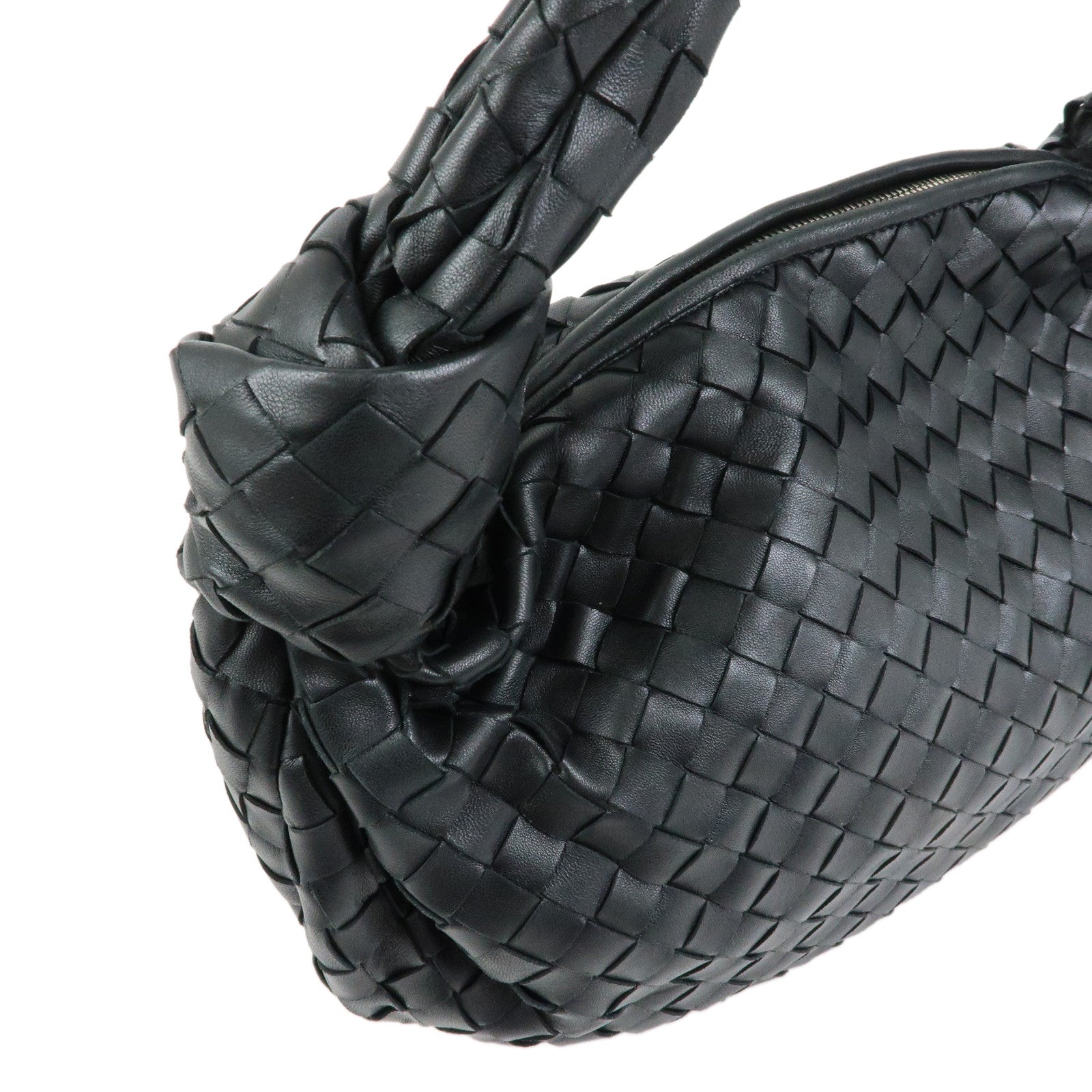 BOTTEGA VENETA Classic Jodie IntrecciatoLeather Shoulder Bag 600261
