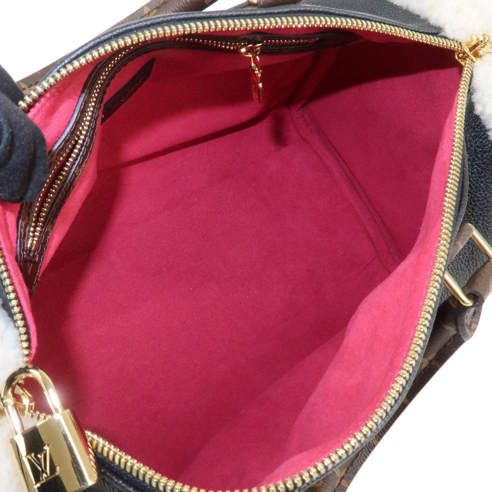 Louis Vuitton Monogram Teddy Speedy Bandouliere30 Boston Bag M56966