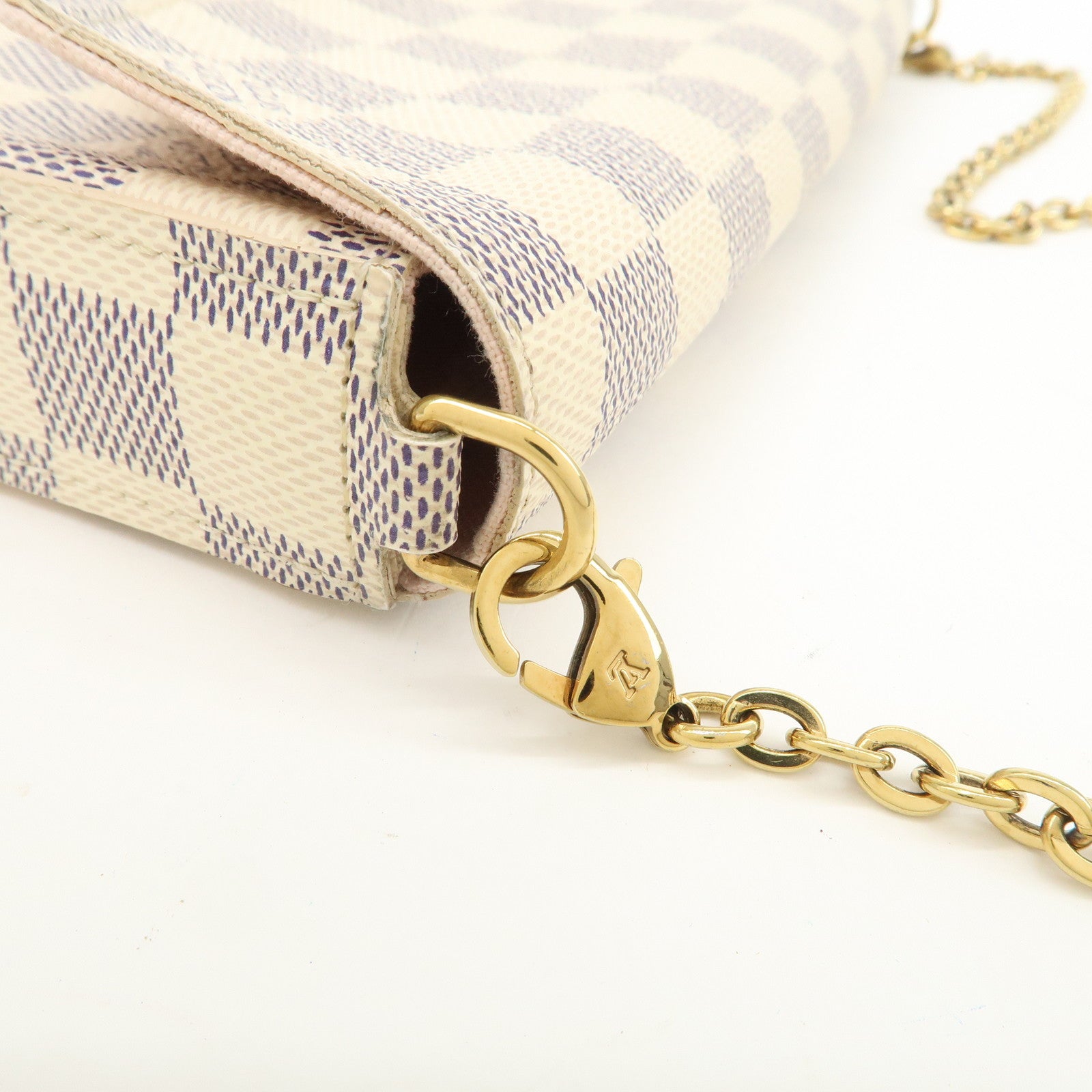Louis Vuitton Damier Pochette Felicie Chain Shoulder Bag N63106