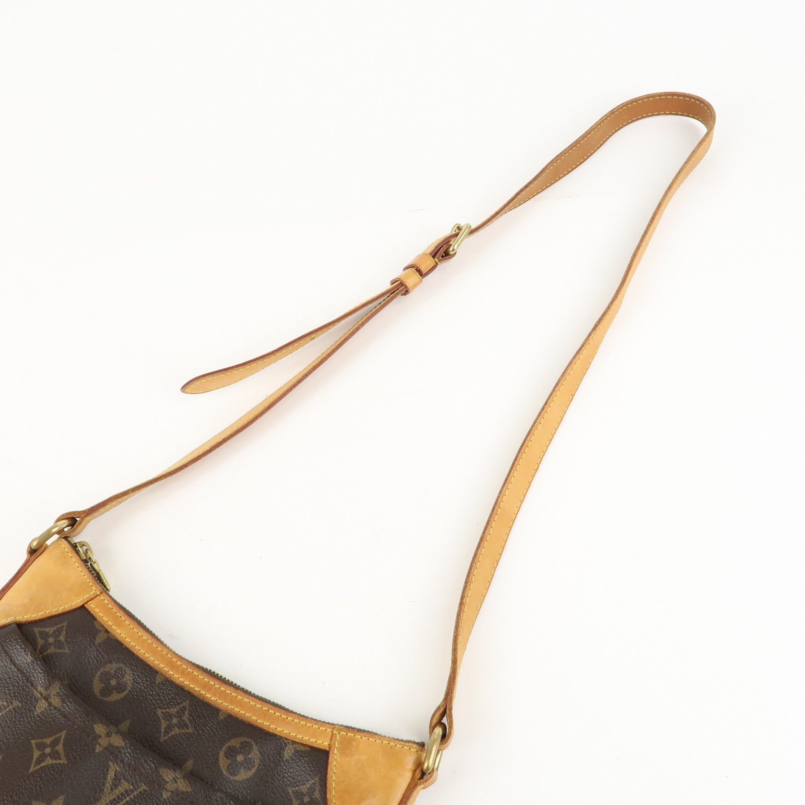 Louis Vuitton Monogram Odeon PM Shoulder Bag Brown M56390 Used