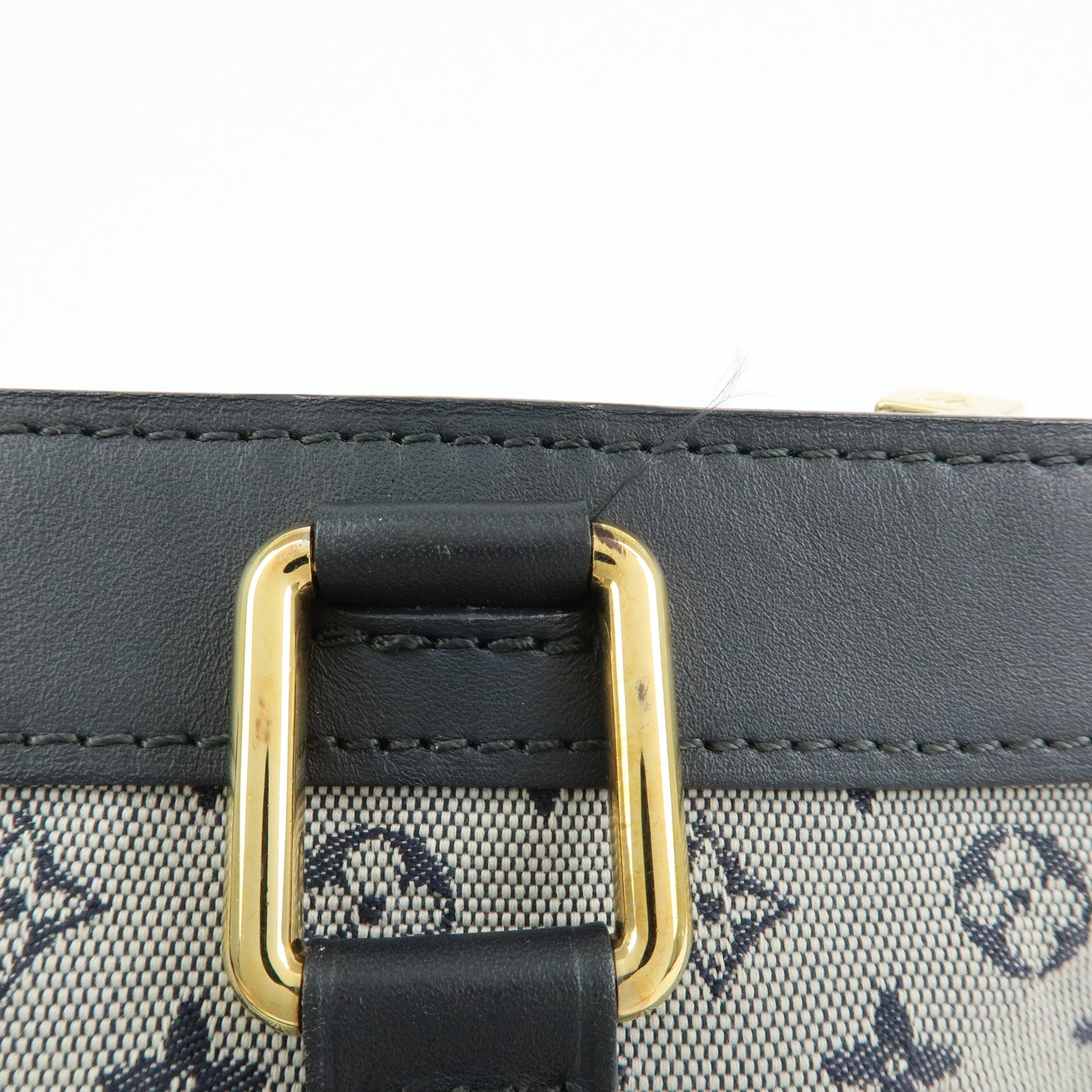 Louis Vuitton Monogram Mini Lin Lucille PM Hand Bag Blue M92676