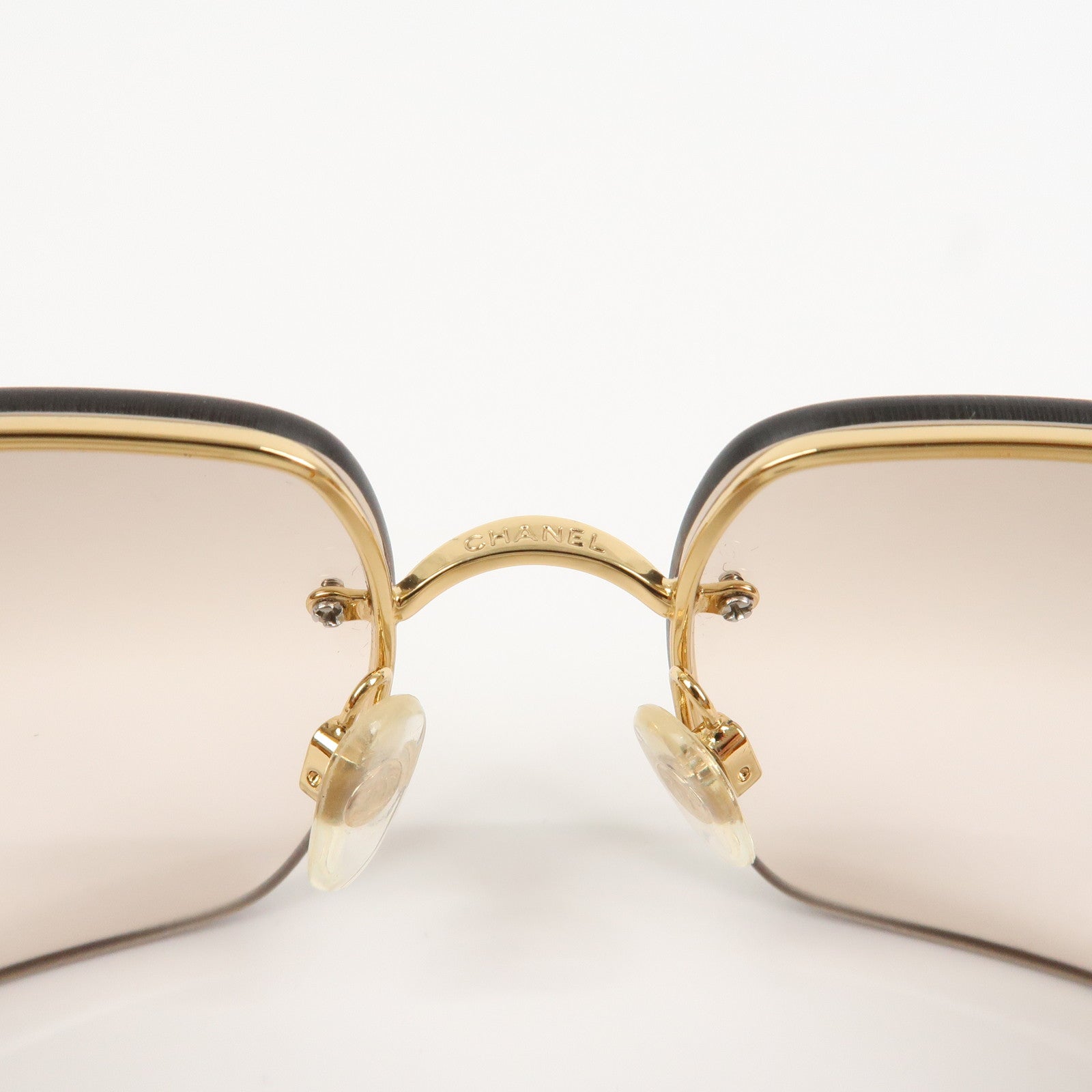 CHANEL Rhinestone Coco Mark Sunglasses 4095-B c.125/8z 62□15