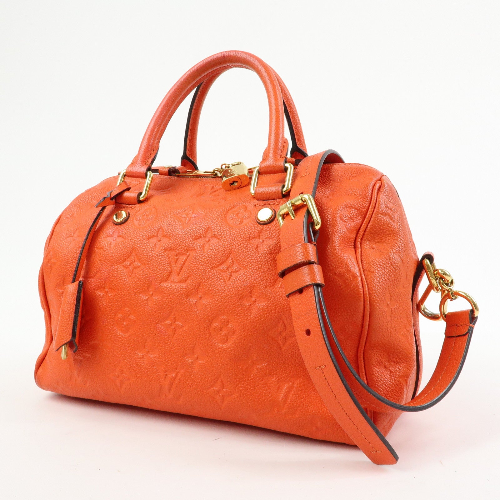 Louis Vuitton Monogram Empreinte Speedy Bandouliere 25 Origan M40758