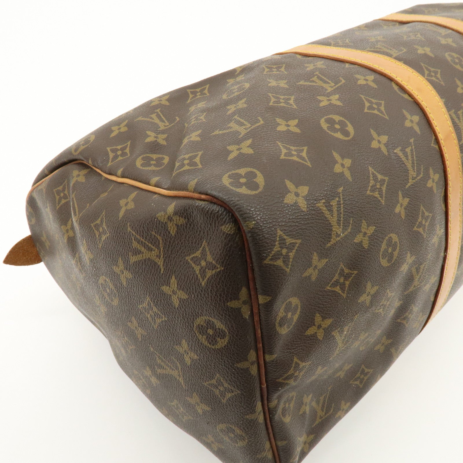 Louis Vuitton Monogram Keep All 50 Boston Bag Brown M41426