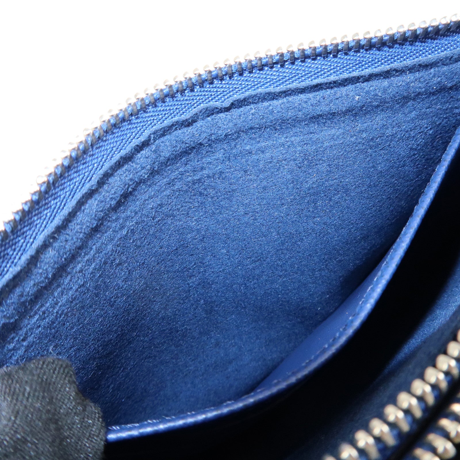 Louis Vuitton LV Escal Pochette Double Zip Shoulder Bag Blue M69124 Used