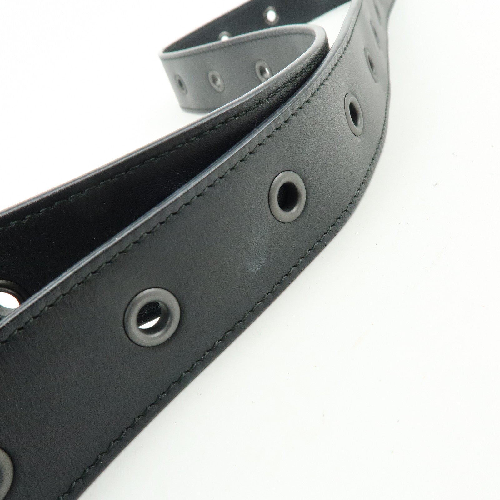 BOTTEGA VENETA Intrecciato Leather Shoulder Bag Black 163313