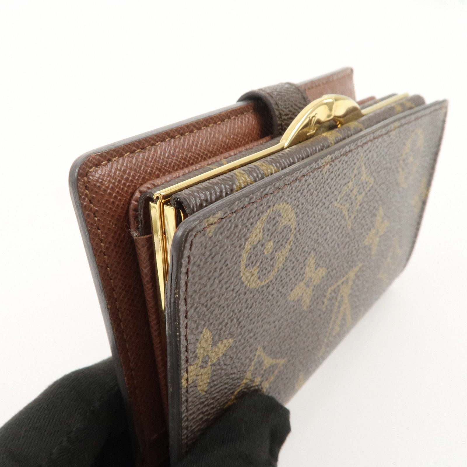 Louis Vuitton Monogram Portefeuille Viennois Wallet Brown M61674 Used