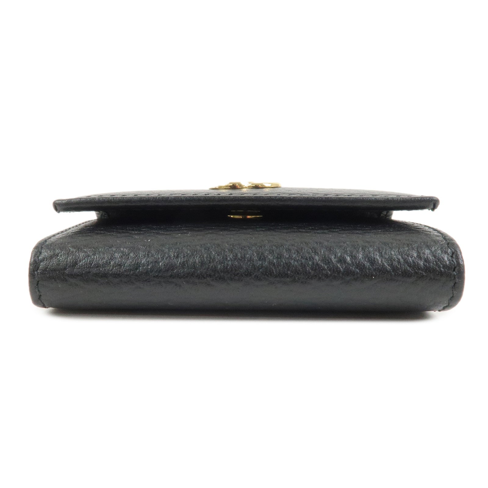 GUCCI GG Marmont Leather Key Case Key Holder Black 456118