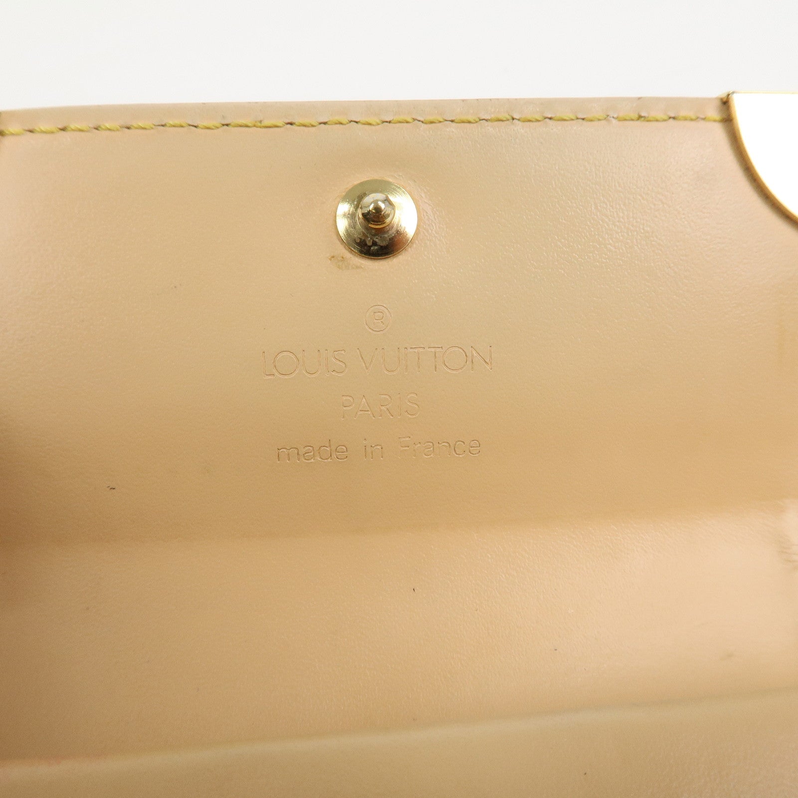 Louis Vuitton Multicolor Porte Monnaie Plat Coin Case Blanc M92657