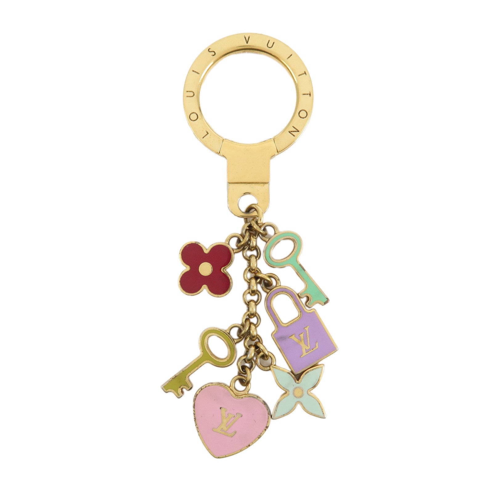 Louis Vuitton Portefeuille Clテゥs Pretty Charm Key Holder M66145