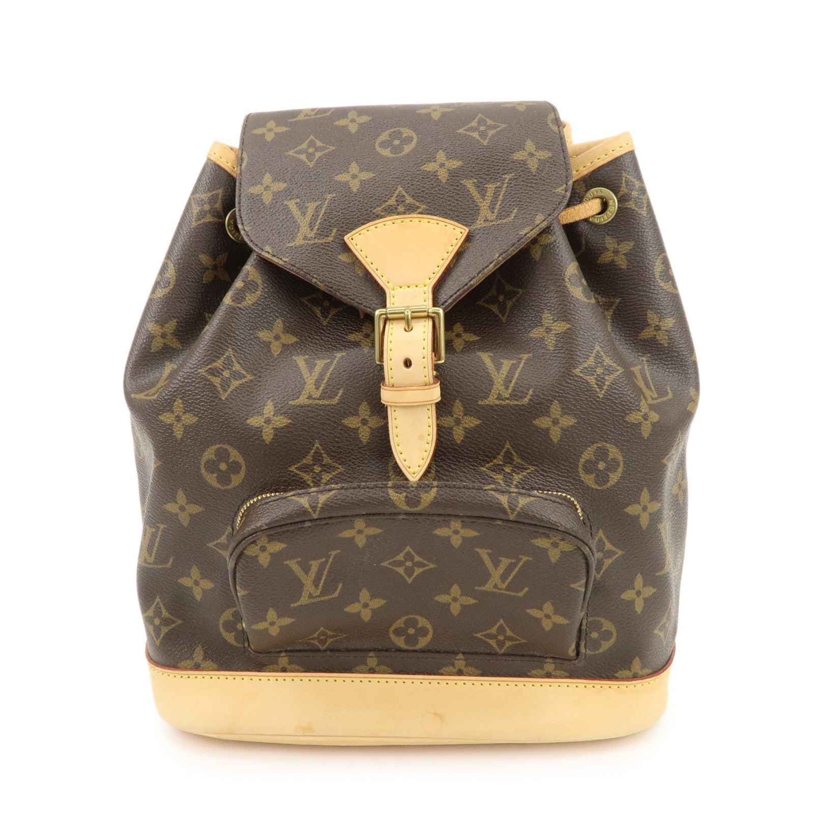 Louis Vuitton Monogram Canvas Montsouris MM Backpack Brown M51136