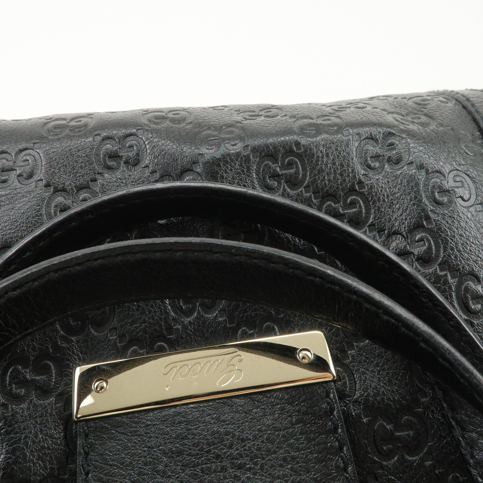 GUCCI Guccissima Leather Tote Bag Hand Bag Shoulder Bag 211937