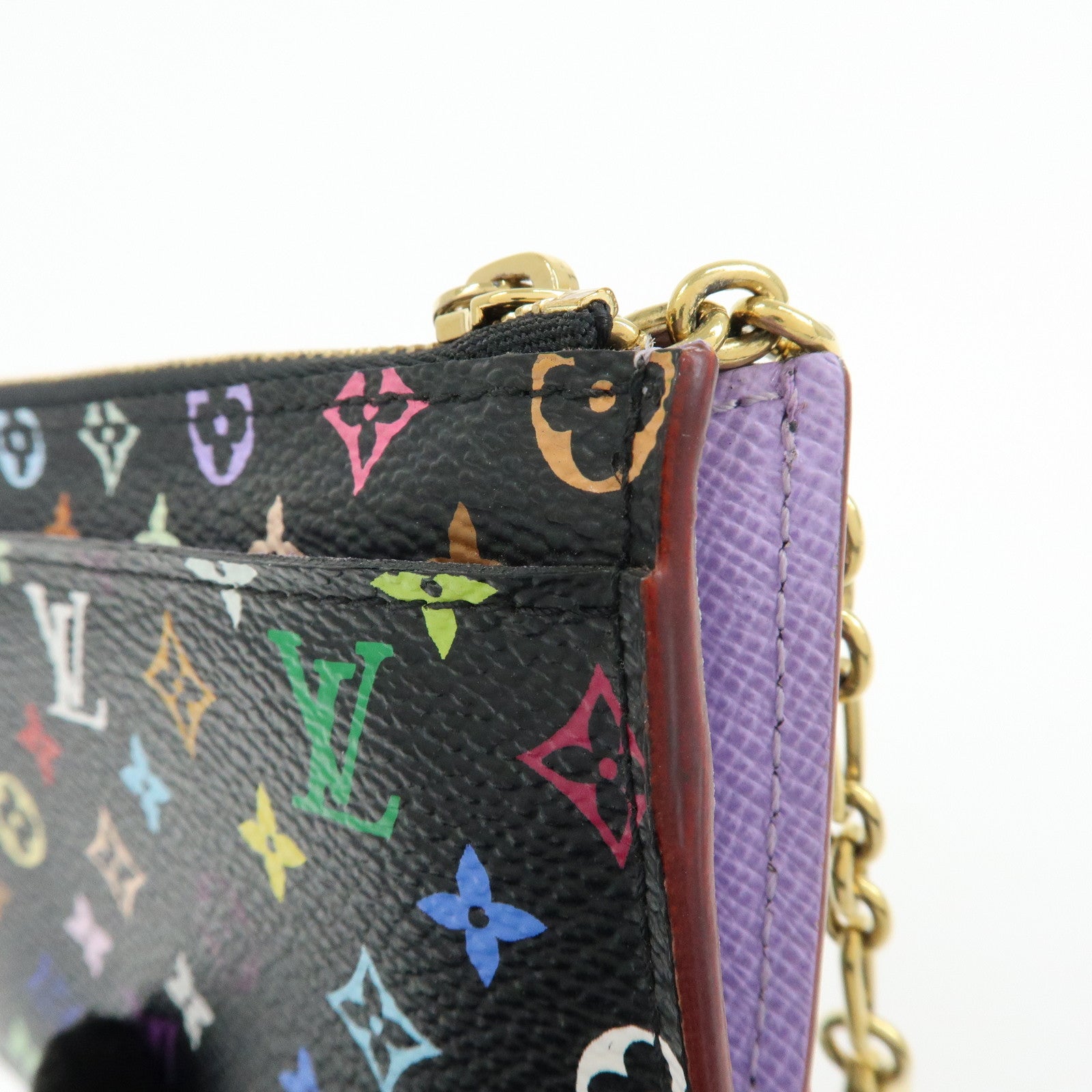 Louis Vuitton Monogram Multicolor Pochette Cles Coin Case M93735