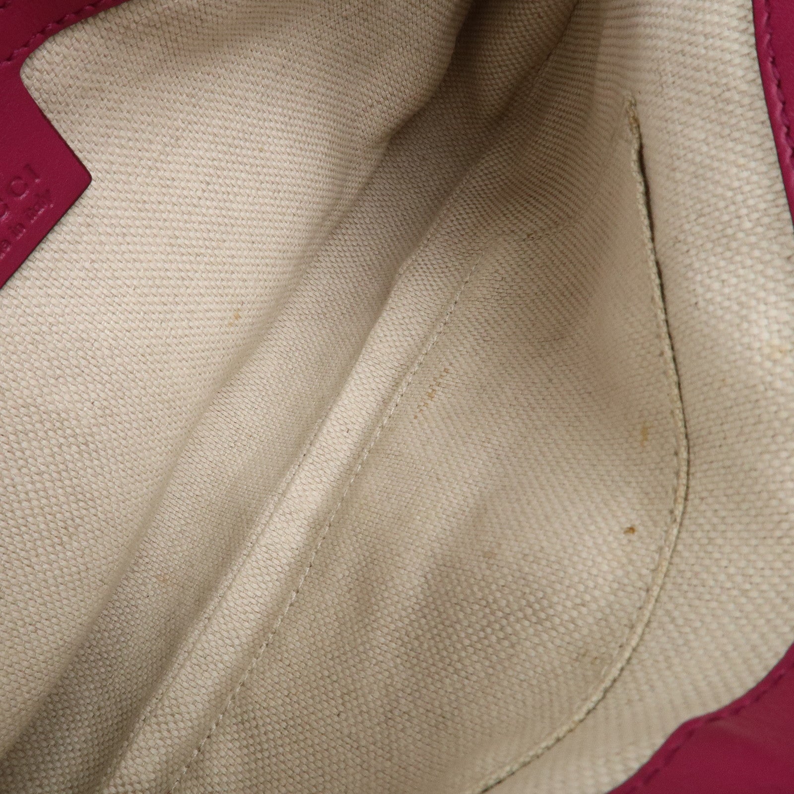 GUCCI SOHO Patent Leather Chain Shoulder Bag Red 336752