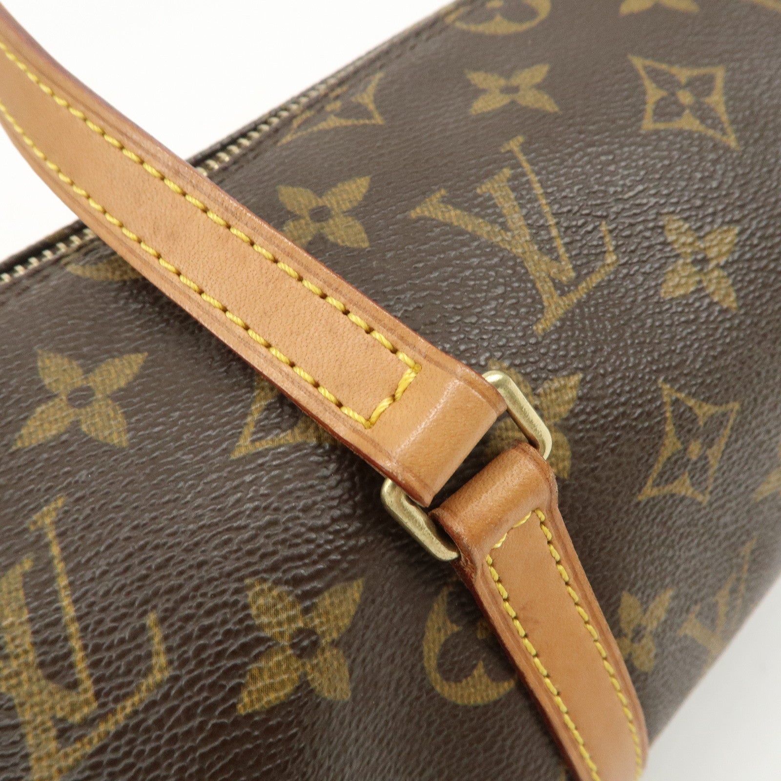 Louis Vuitton Monogram Papillon 26 Hand Bag Brown M51386