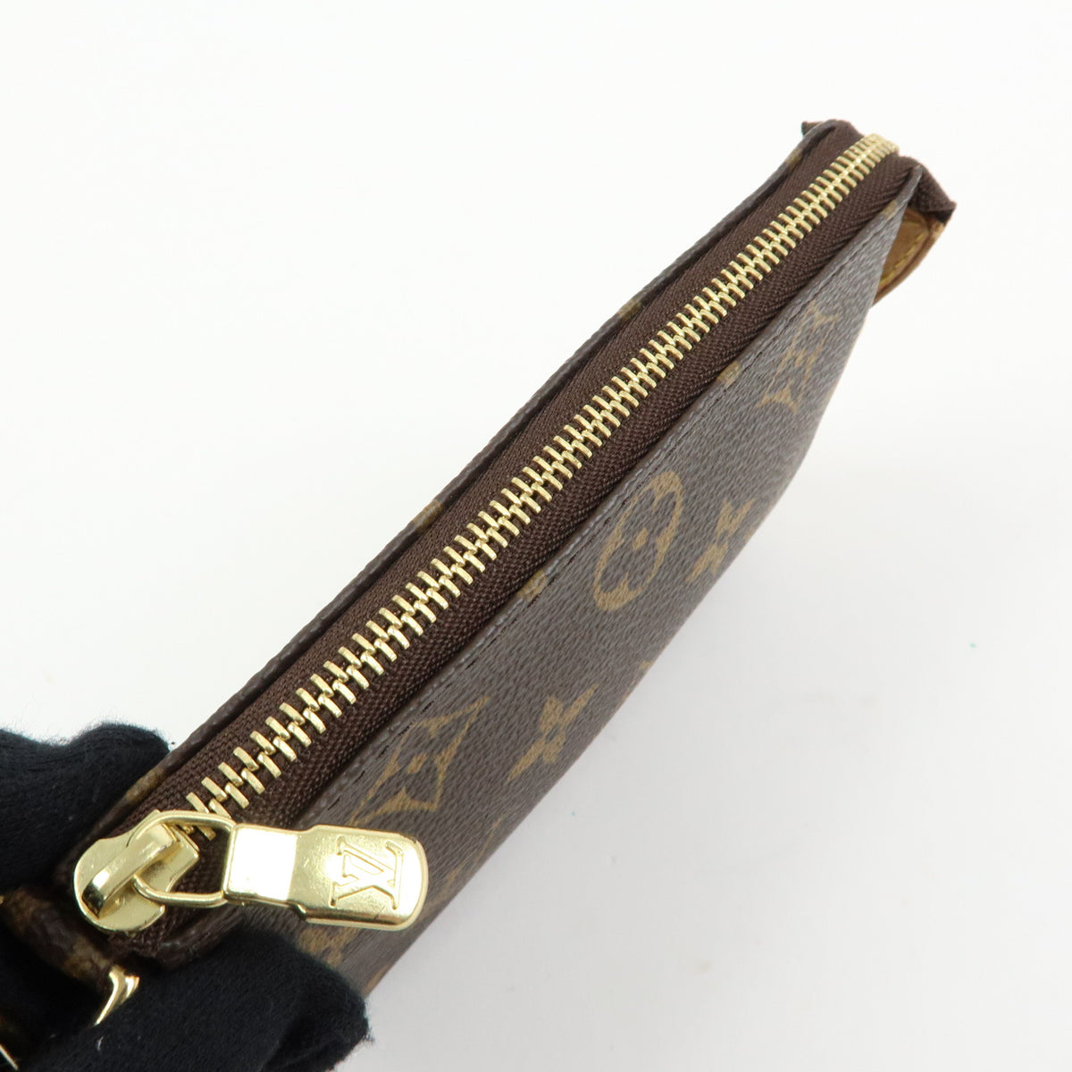 Louis Vuitton Monogram Mini Pochette Accessoires Hand Bag M58009