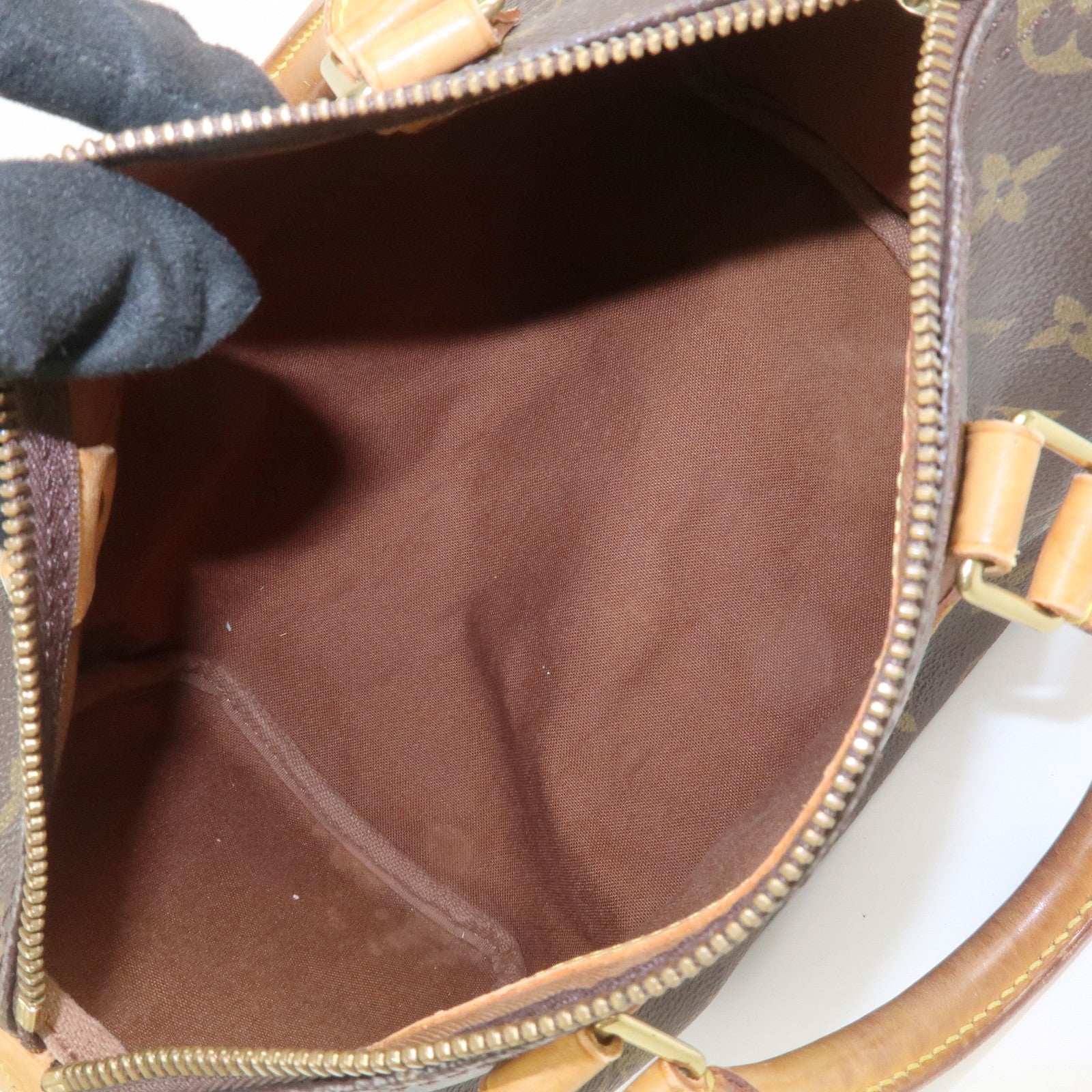 Louis Vuitton Monogram Speedy 25 Boston Bag Hand Bag Brown M41528