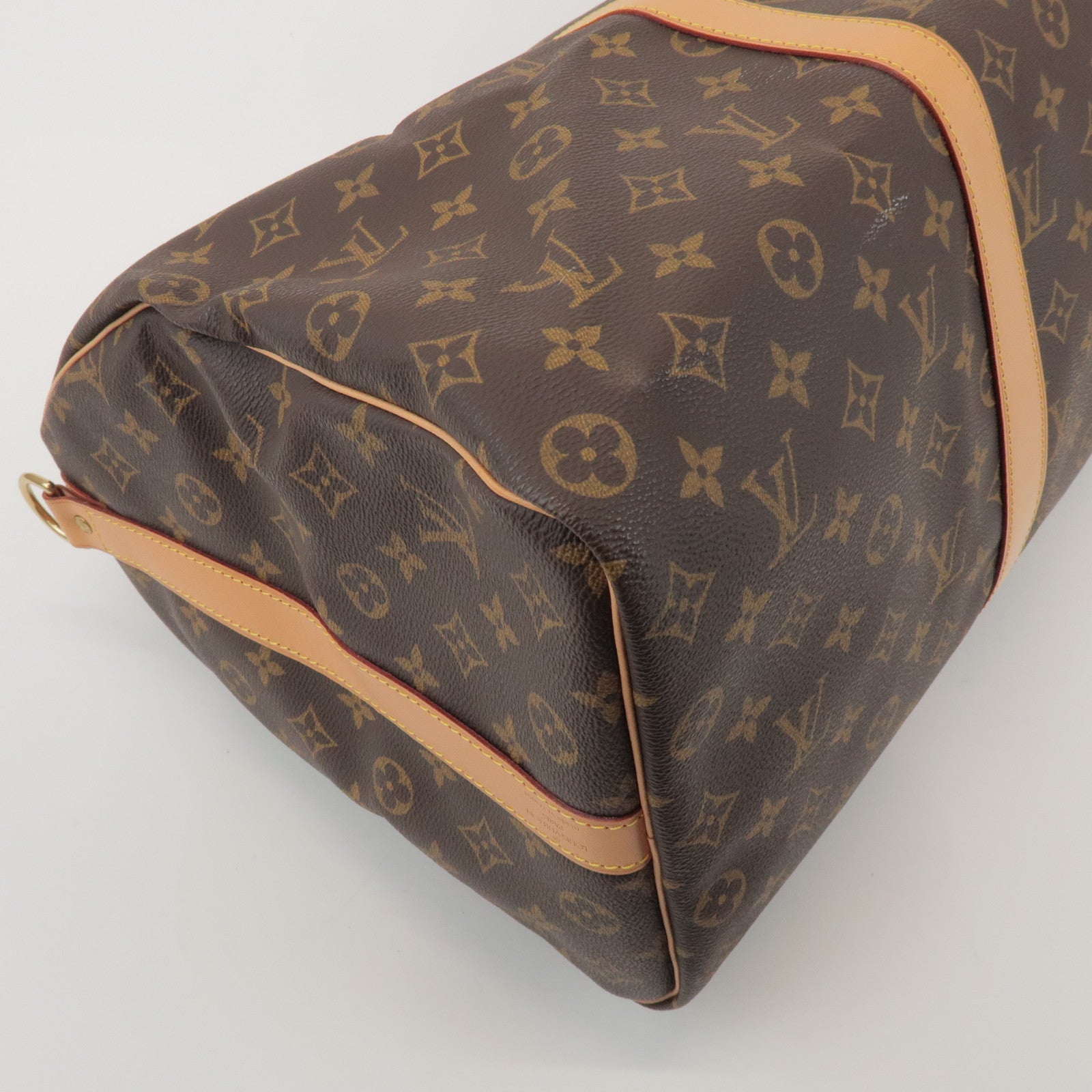 Louis Vuitton Monogram Keep All Bandouliere 50 Boston Bag M41416
