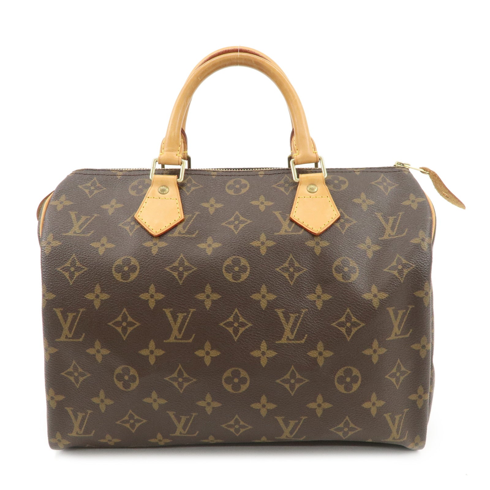Louis Vuitton Monogram Speedy 30 Hand Bag Boston Bag M41526 Used