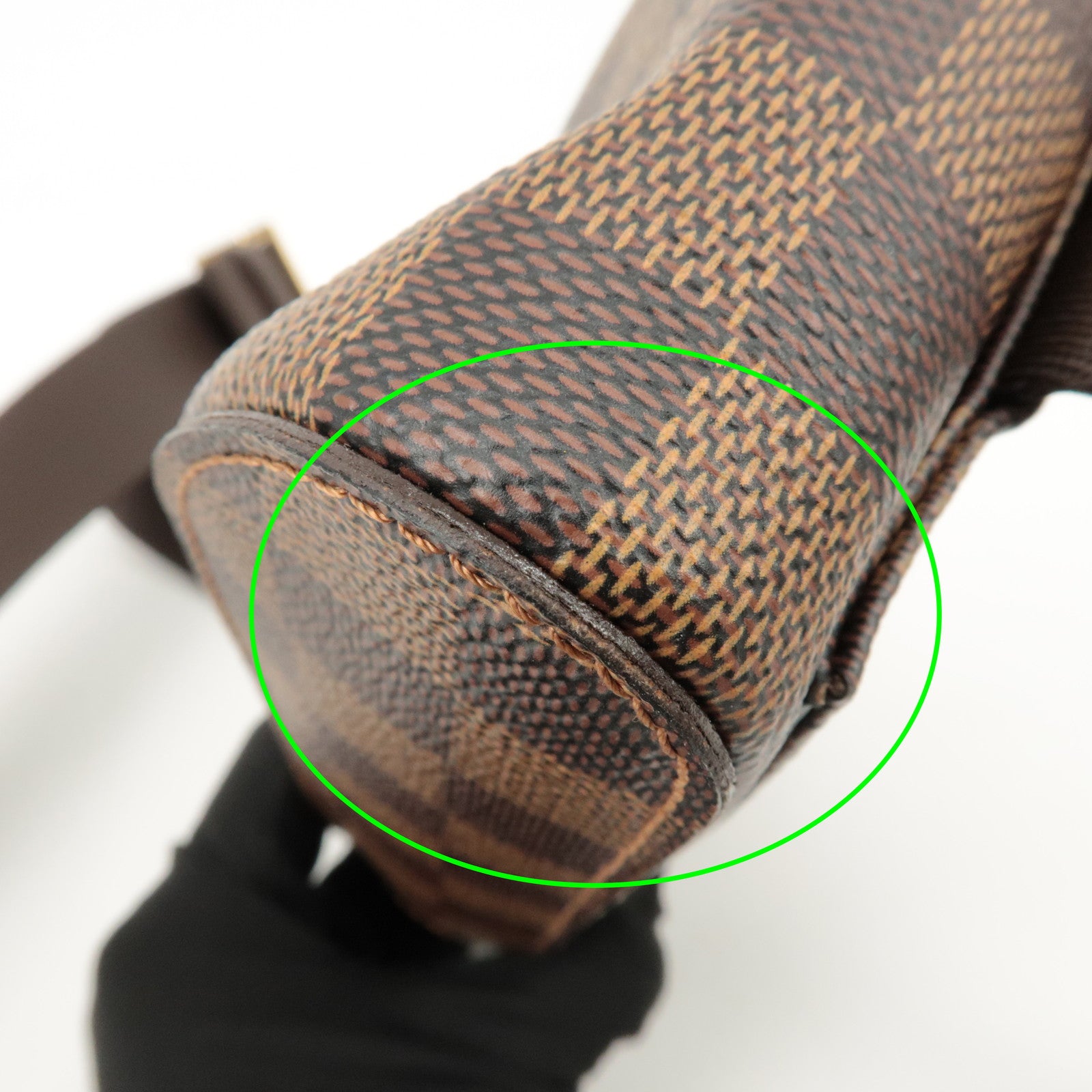 Louis Vuitton Damier Ebene Geronimos Crossbody Bag Waist Bag N51994 Used