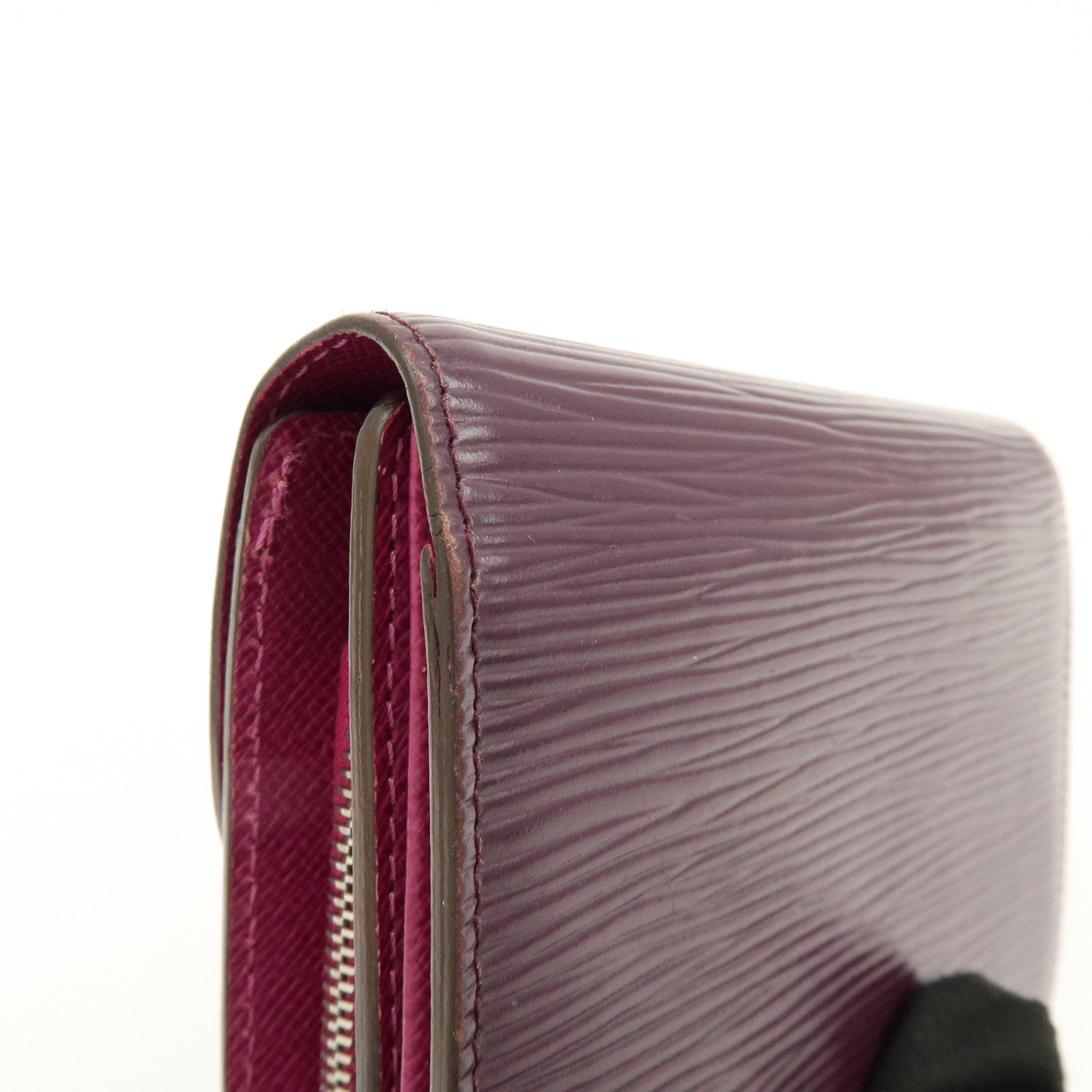 Louis Vuitton Epi Portefeuille Joy Leather Wallet Cassis M6658K