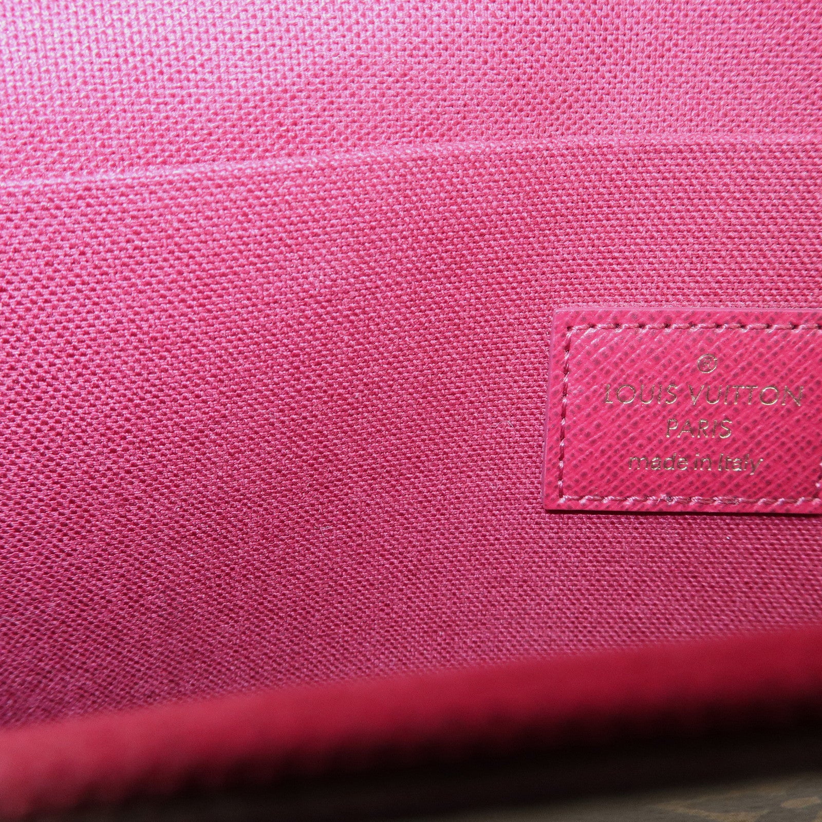 Louis Vuitton Monogram Pochette Felicie Shoulder Bag Brown M61276